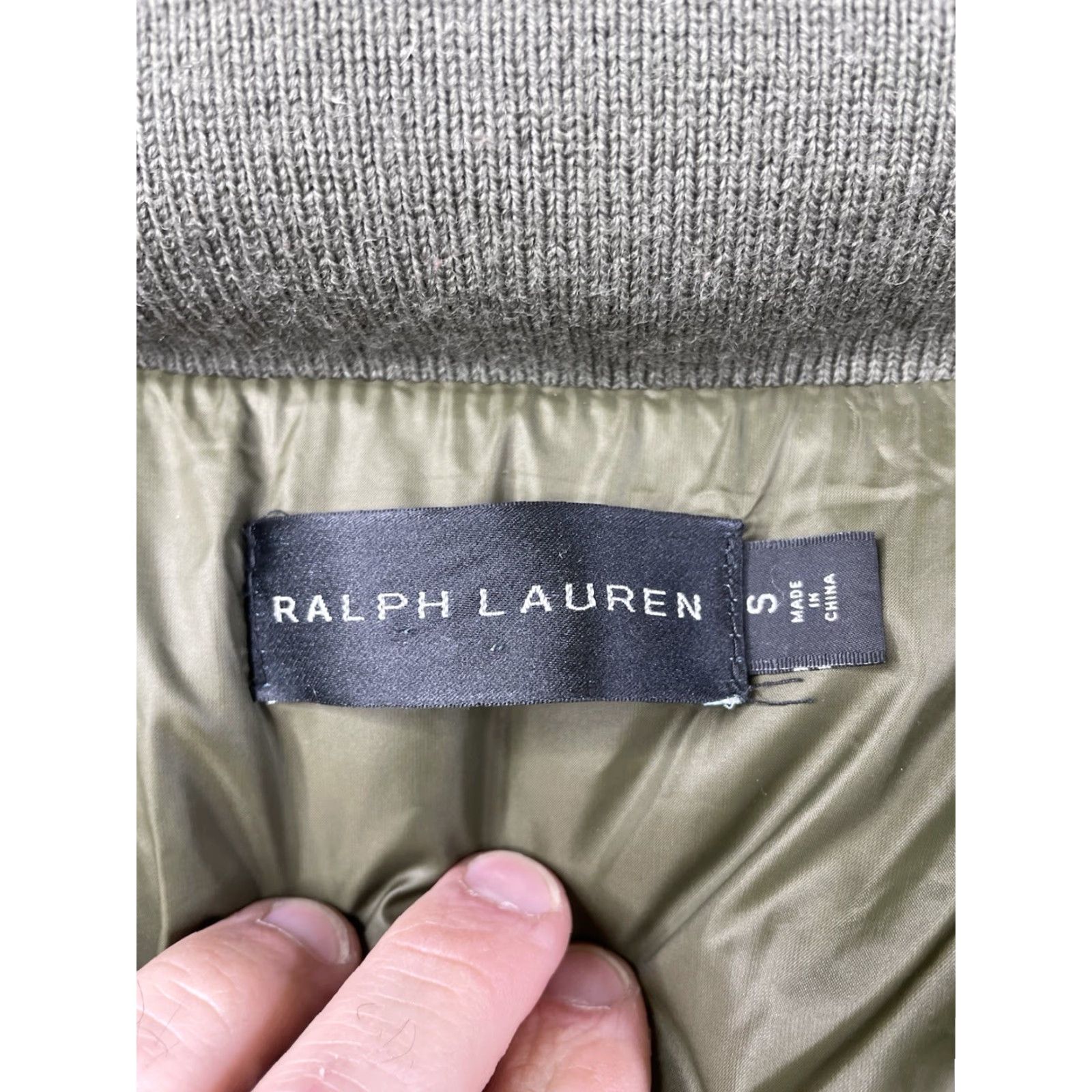 Ralph Lauren Ralph Lauren Black Label Womens Down Puffer Jacket Military Green Puffer Small Size S / US 4 / IT 40 - 3 Thumbnail