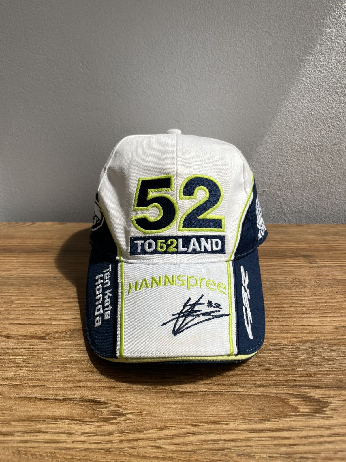 Formula 1 × Honda × Vintage Vintage Honda James Toseland Racing F1 Formula One Hat Cap Size ONE SIZE - 2 Thumbnail
