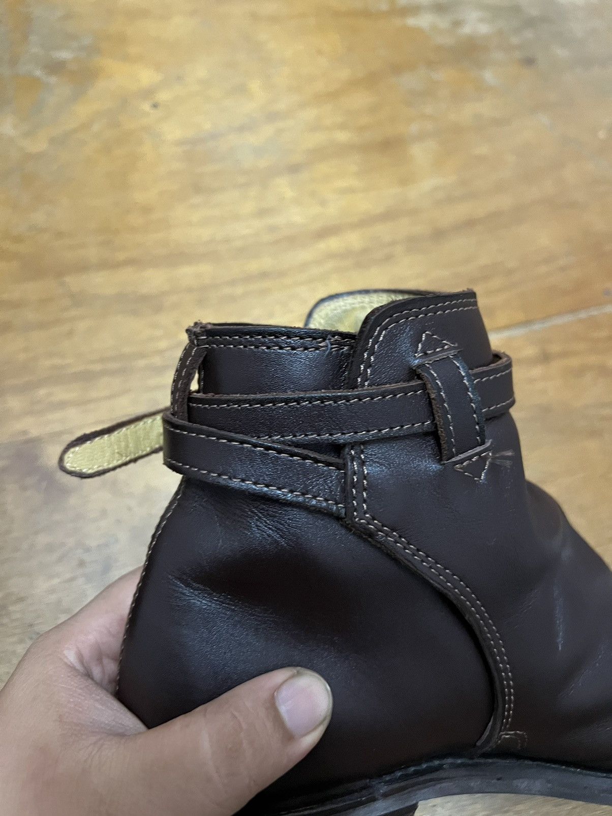 R.M. Williams R.M.WILLIAM leather Boots Rare Design(size 7D) Size US 7 / IT 37 - 4 Thumbnail