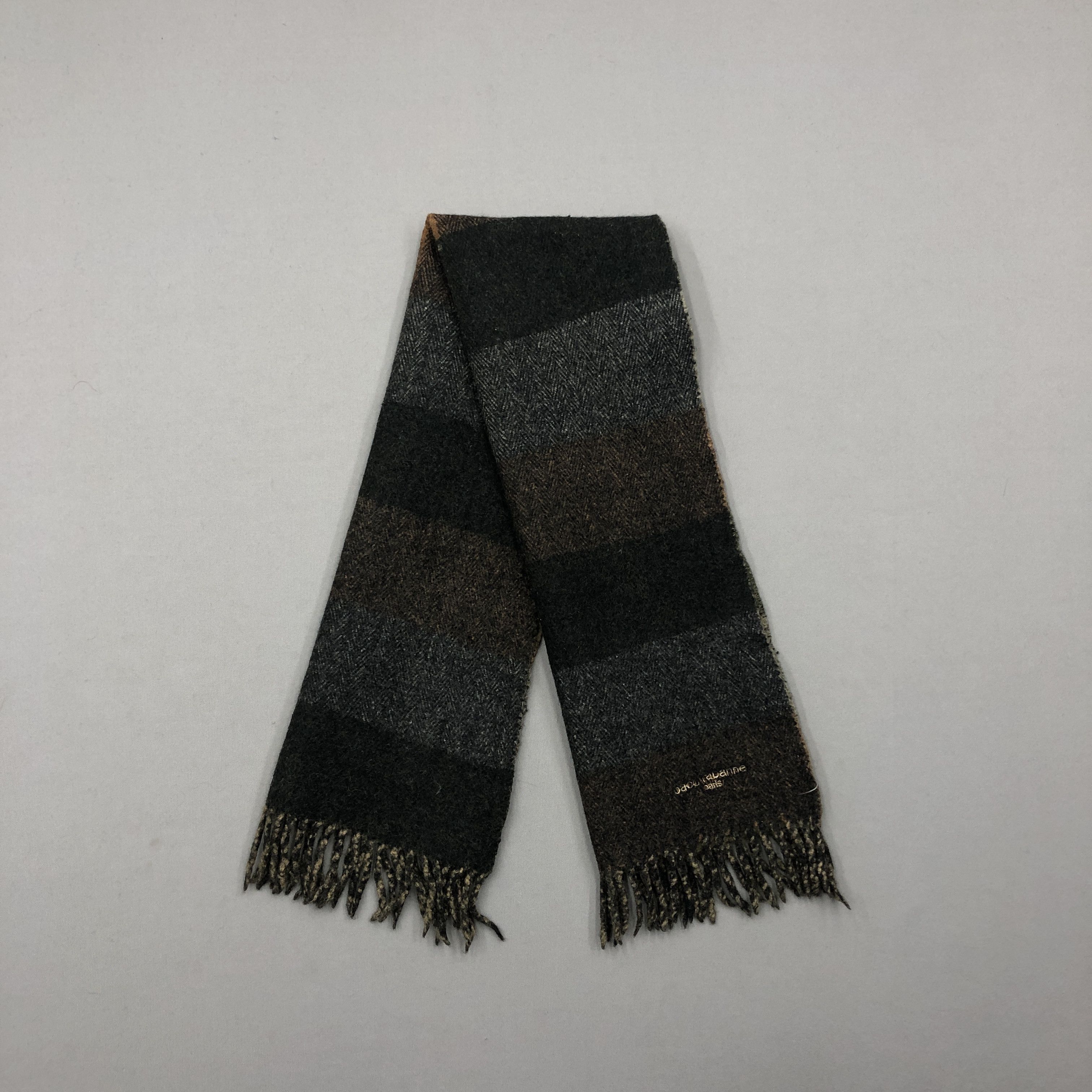Vintage Vintage Paco Rabanne Scarf Muffler Wool Fringe Scarves Size ONE SIZE - 1 Thumbnail