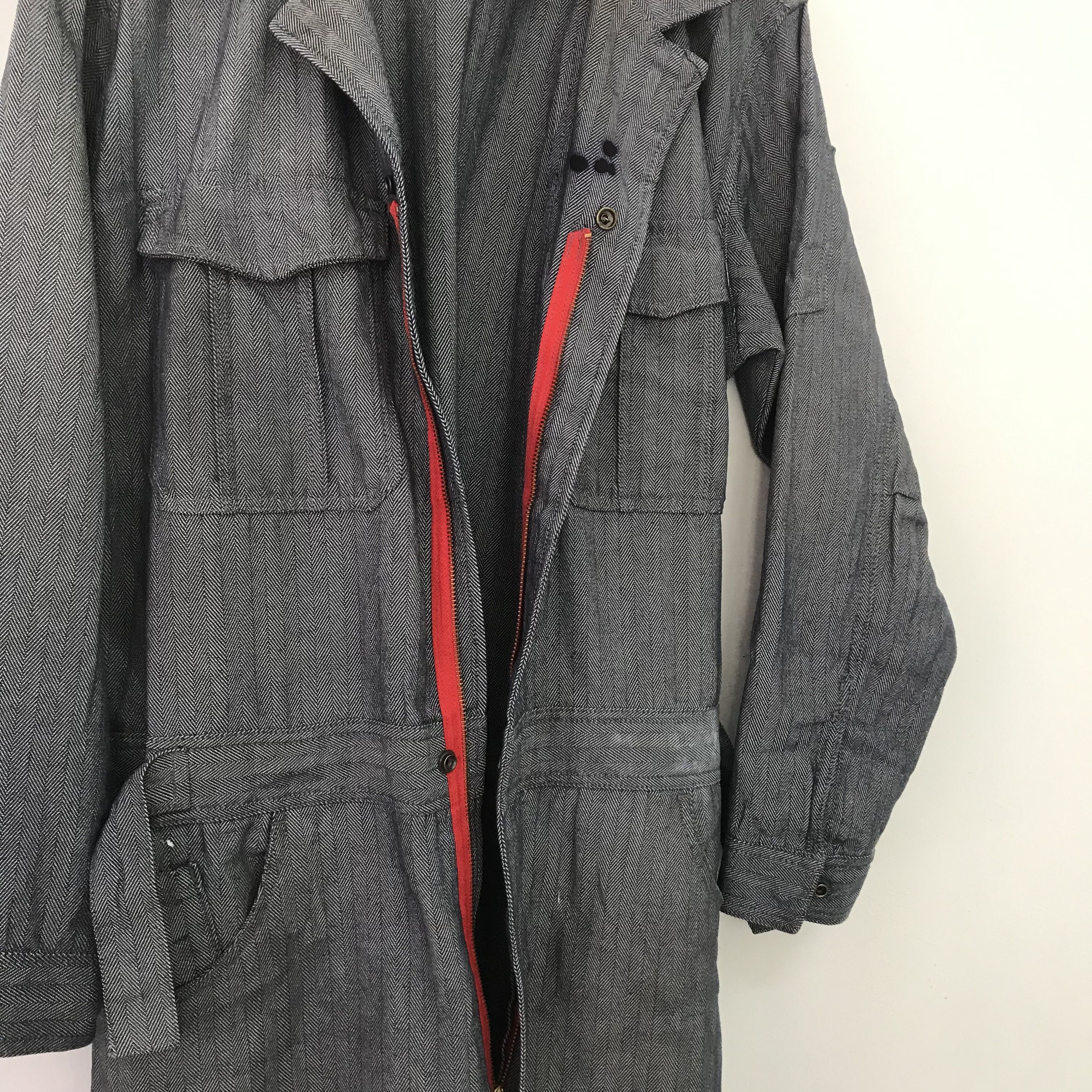 Vintage Vintage Hummer Hickory Striped Workwear Boilersuits Coverall Size US L / EU 52-54 / 3 - 5 Thumbnail