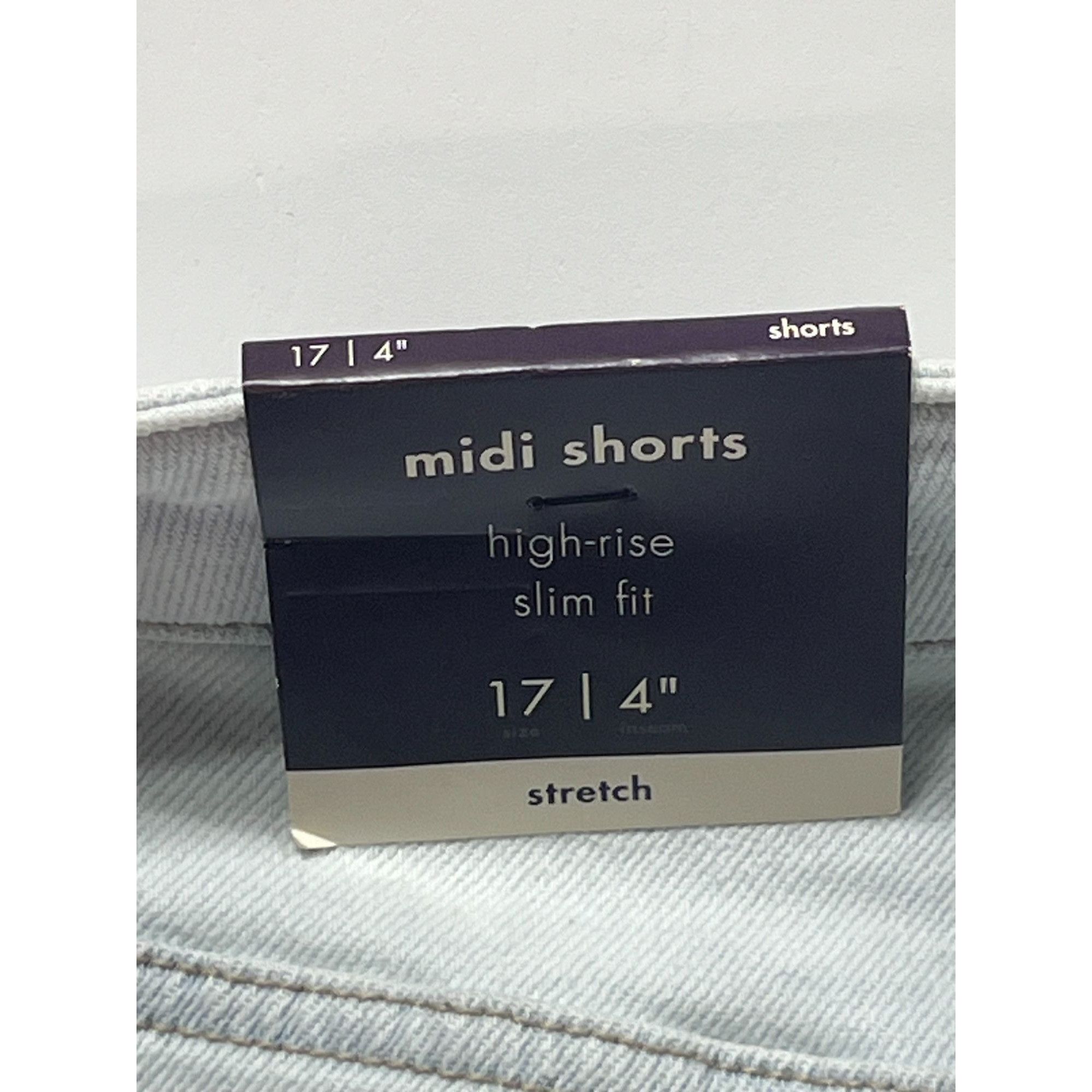 Other Ava & Viv - Women's High-Rise Denim Shorts - Slim Fit - Ligh Size 37" - 11 Thumbnail