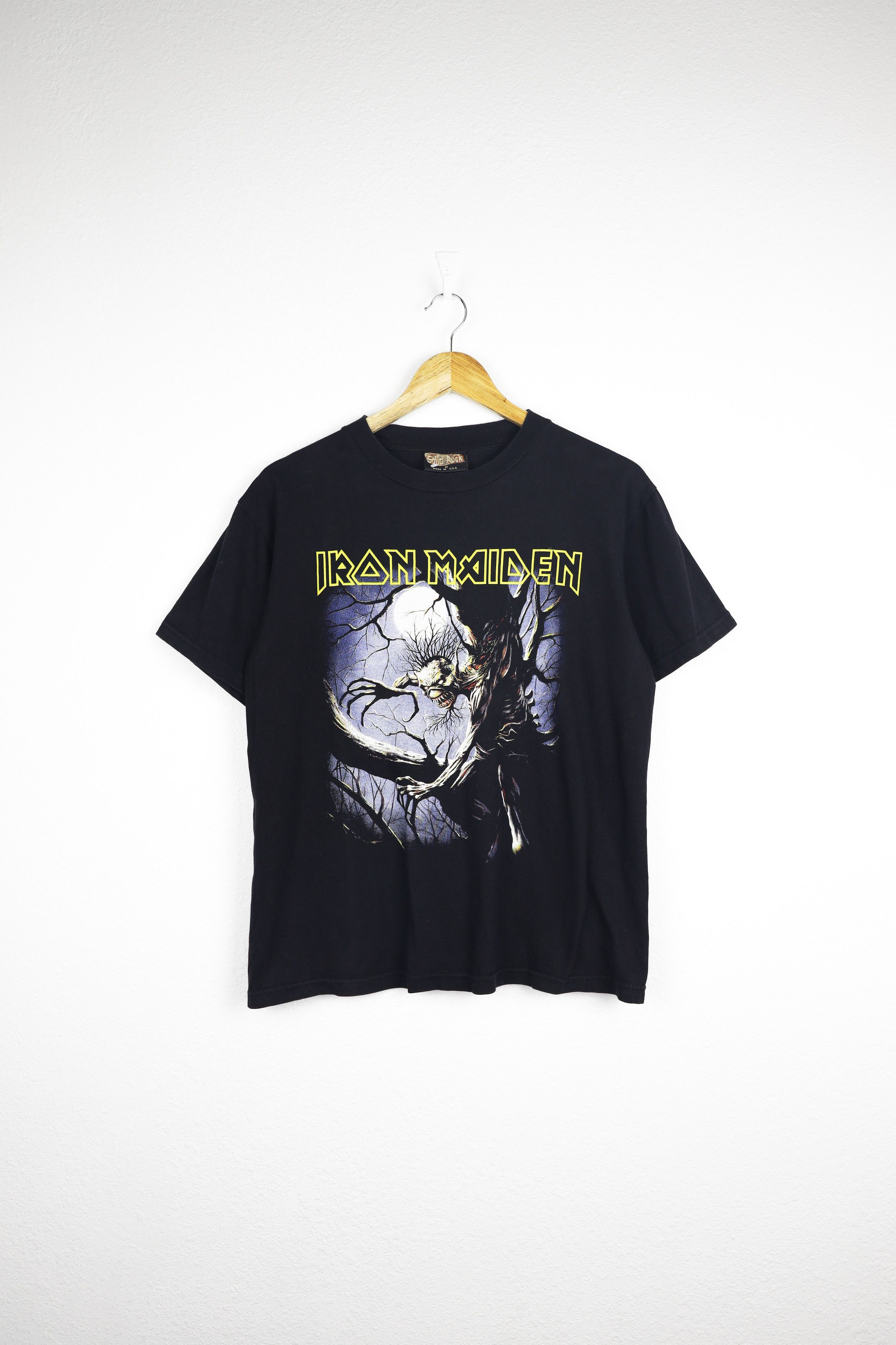 Band Tees × Iron Maiden × Vintage Vintage Iron Maiden Graphic Print Merch Tee T-shirt Size US M / EU 48-50 / 2 - 1 Thumbnail
