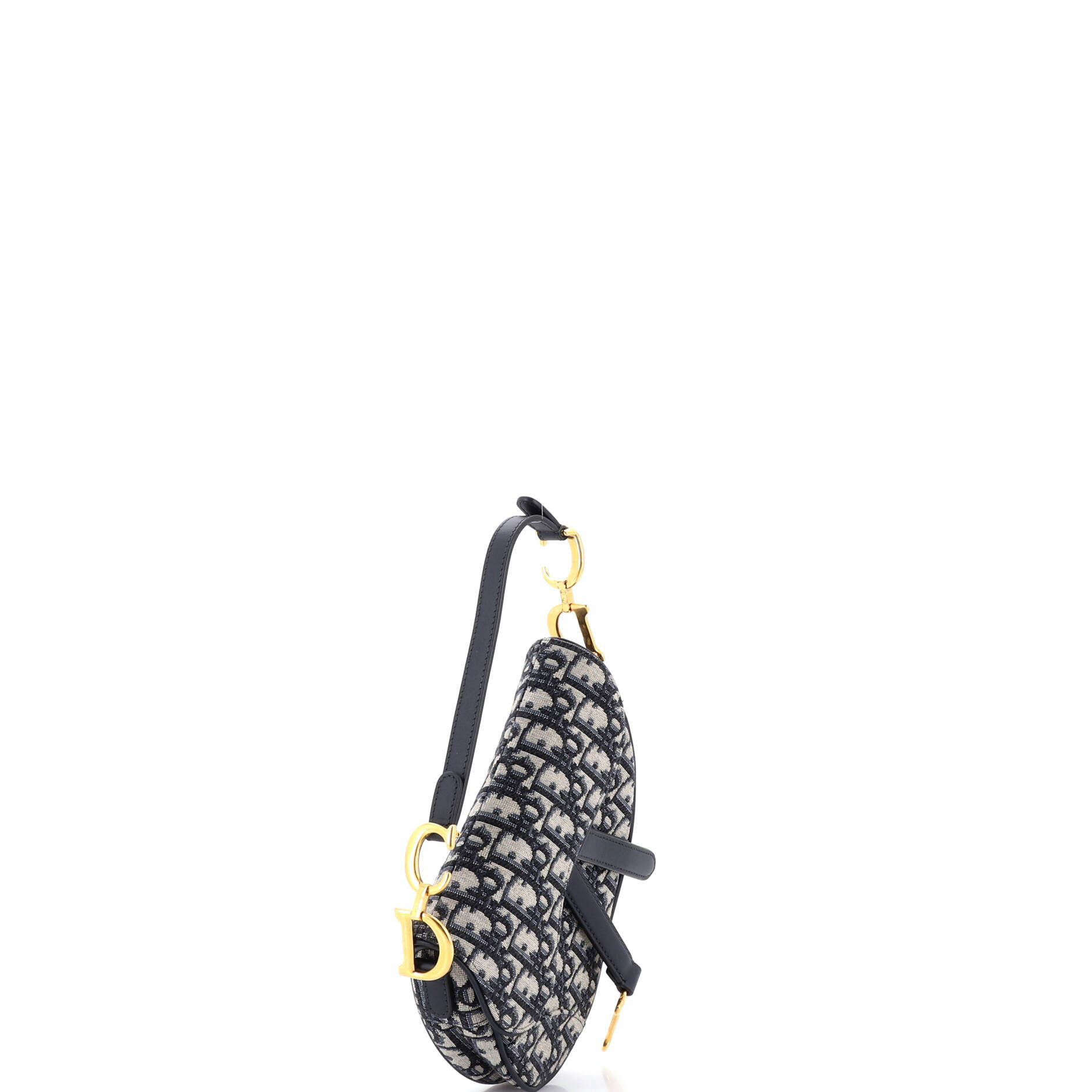 Dior Saddle Handbag Oblique Canvas Mini Size ONE SIZE - 1 Thumbnail