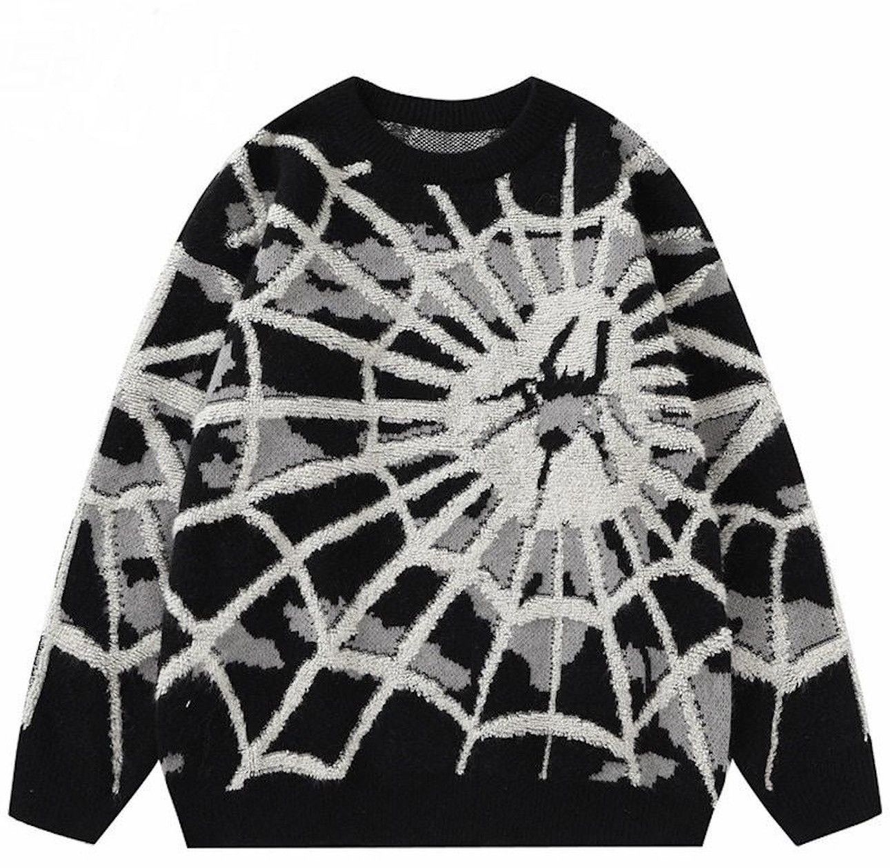 Other Spider Web Sweater Pullover y2k Size US L / EU 52-54 / 3 - 1 Thumbnail