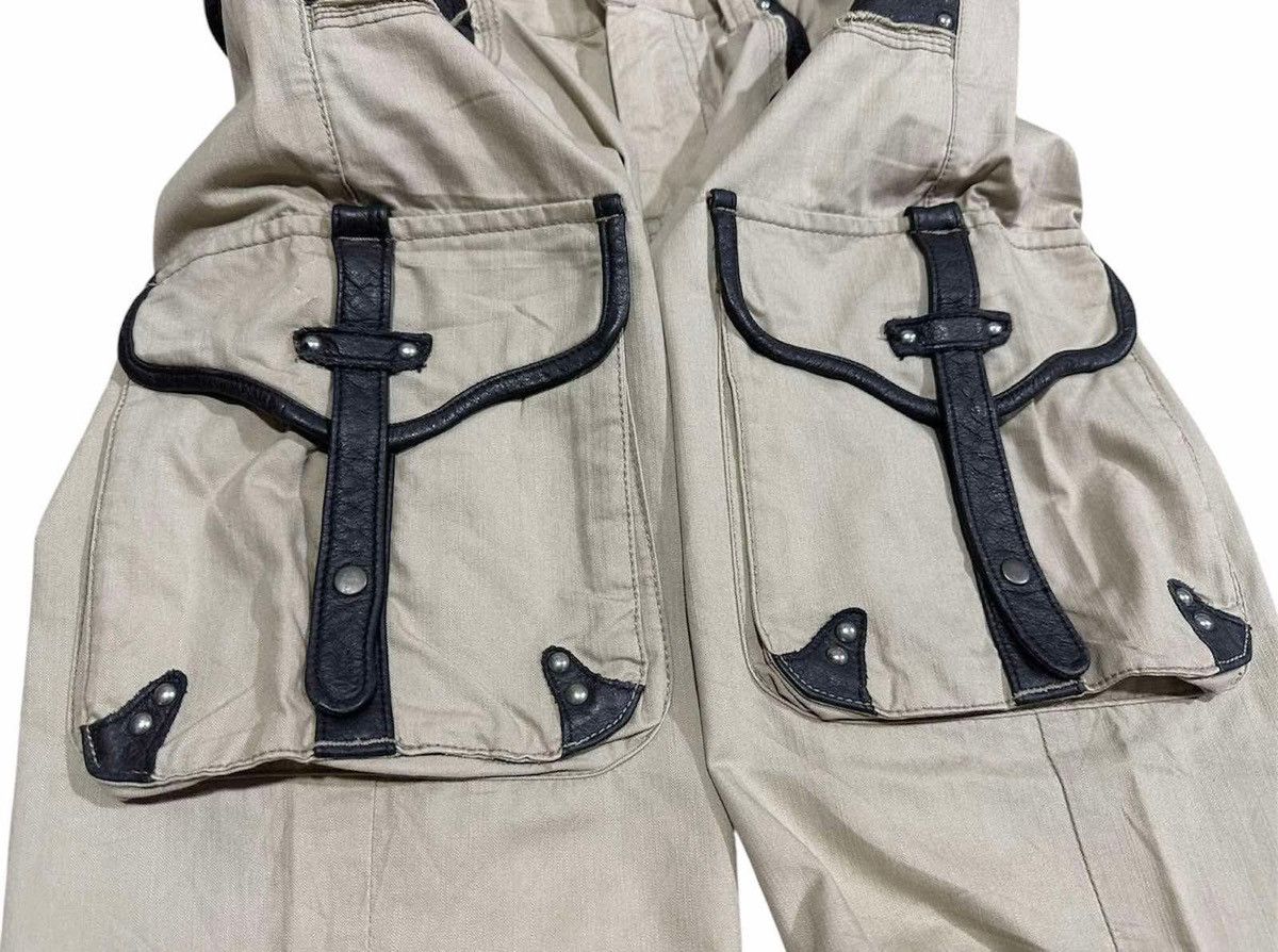 If Six Was Nine × Japanese Brand × Le Grande Bleu (L.G.B.) 🔥Y2K Archived Difference Rupert Flare Cargo Pants Zipper Lgb Size US 31 - 7 Thumbnail