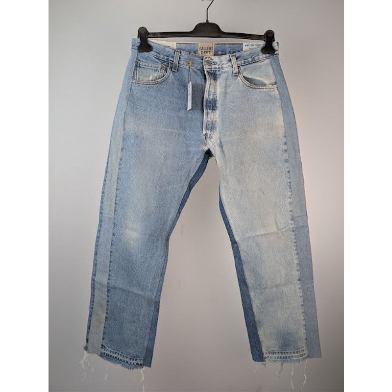 Gallery Dept. o1rshd1 Ken Panelled Denim Jeans in Indigo Blue Size US 32 / EU 48 - 9 Thumbnail