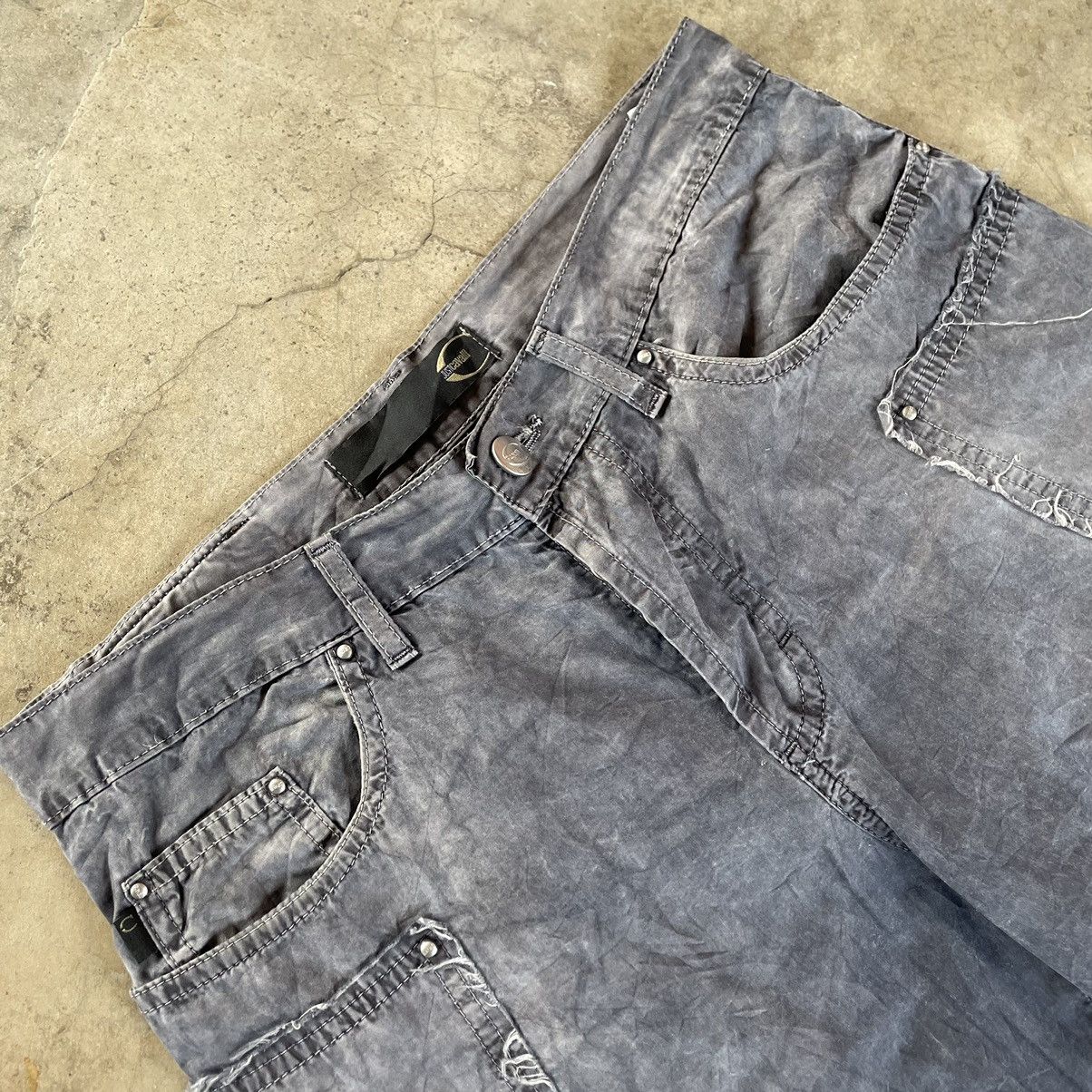 Designer × Just Cavalli 🔥🔥Just Cavalli Splash Acid Punk Design Stylish Pants Size 29" - 8 Thumbnail
