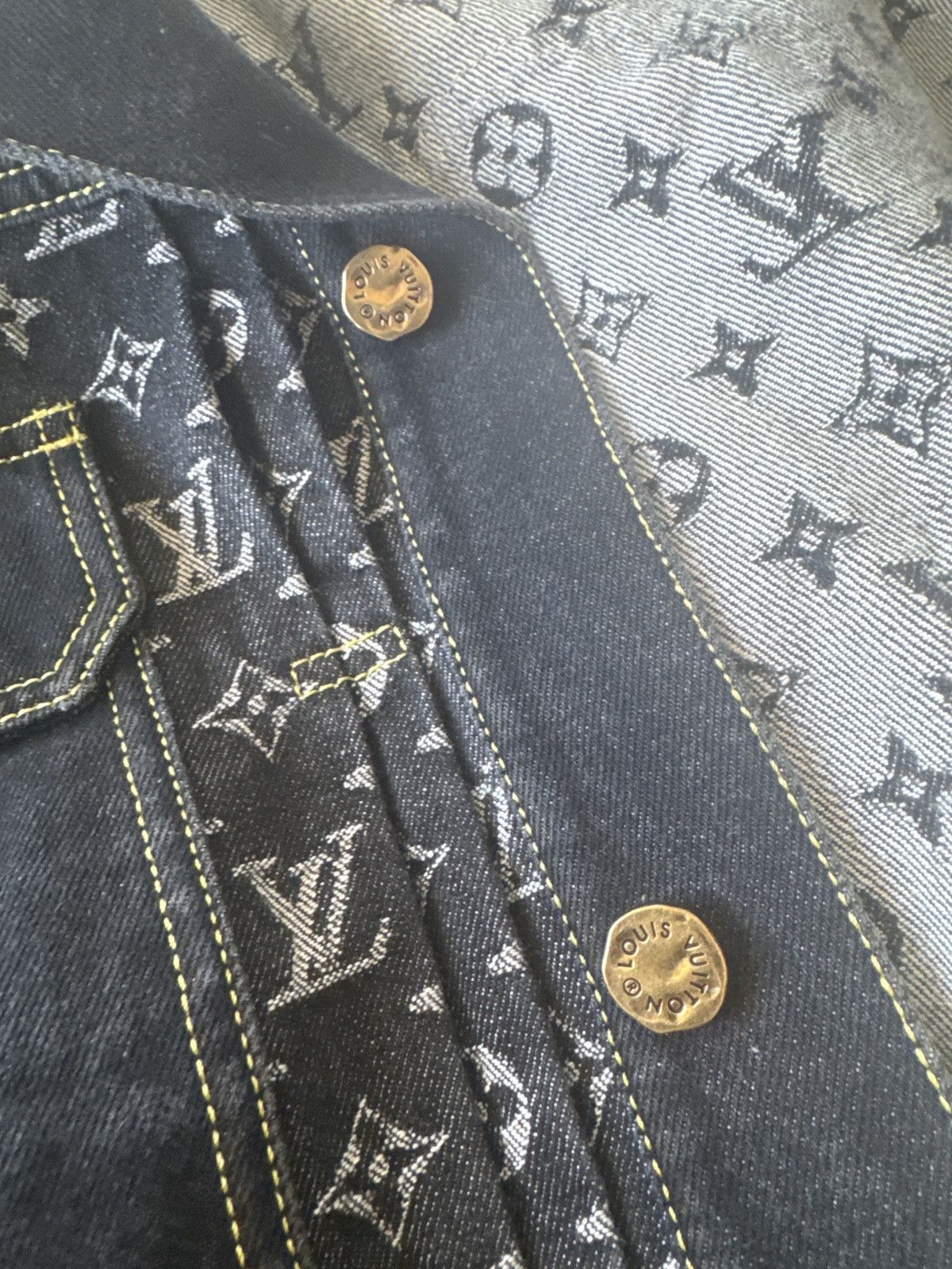 Louis Vuitton Louis Vuitton Denim Jacket Size US XL / EU 56 / 4 - 8 Thumbnail