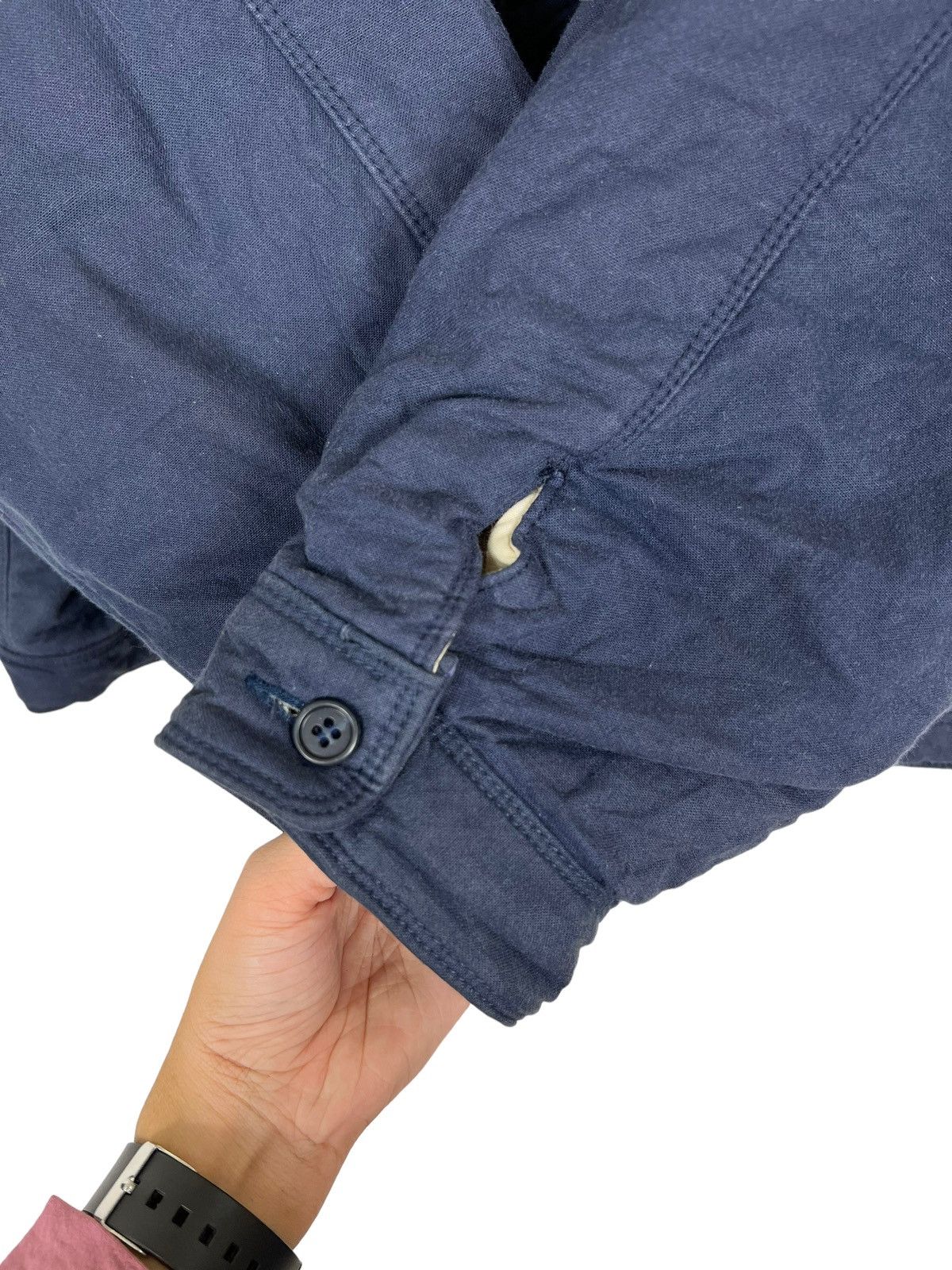 Issey Miyake RARE VINTAGE 80s GA-Z STYLE BLUE WAY CRONICAL BOMBER JACKET Size US L / EU 52-54 / 3 - 12 Thumbnail