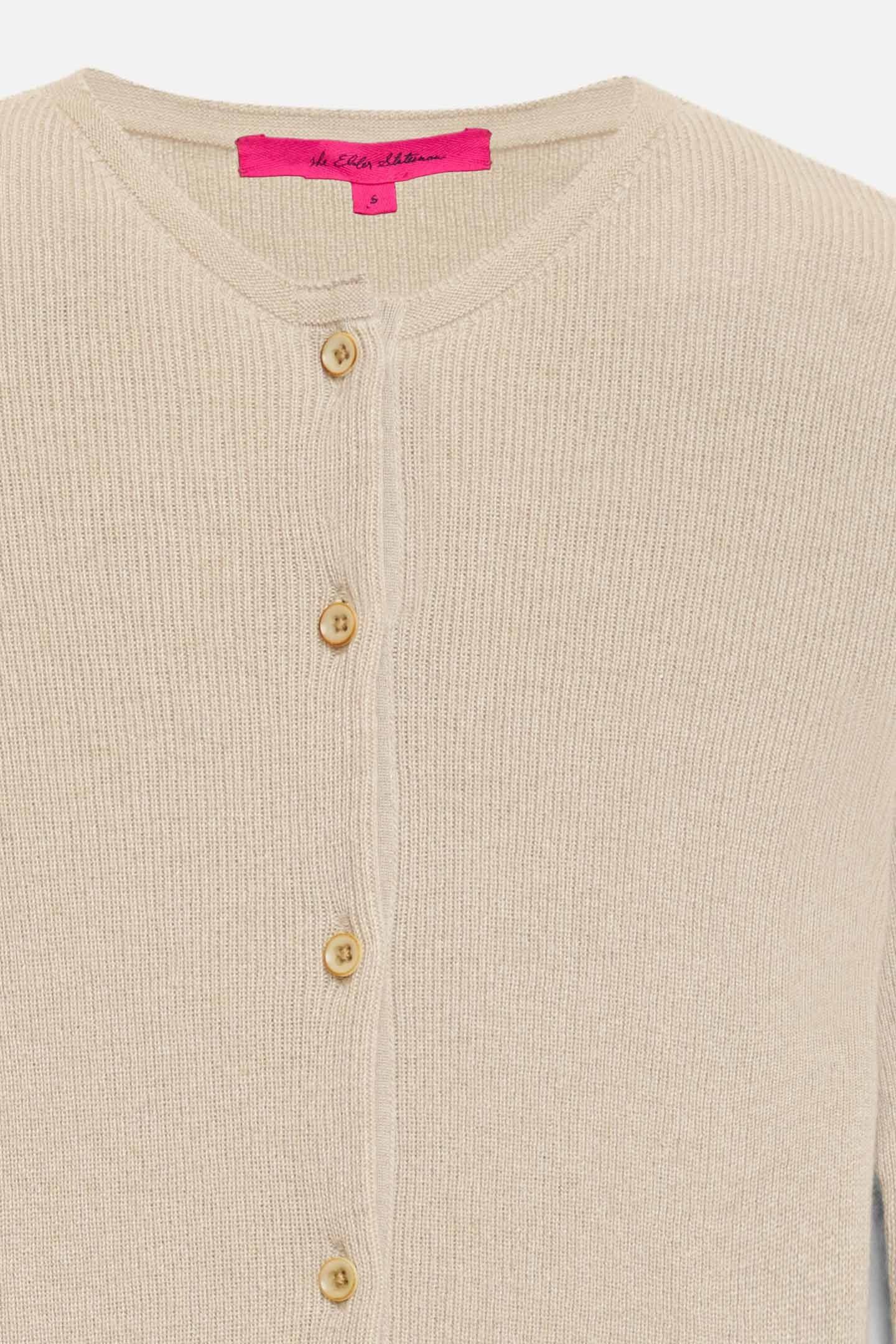 The Elder Statesman $1250 The Elder Statesman Oatmeal Delicash Cardigan Size M / US 6-8 / IT 42-44 - 2 Thumbnail