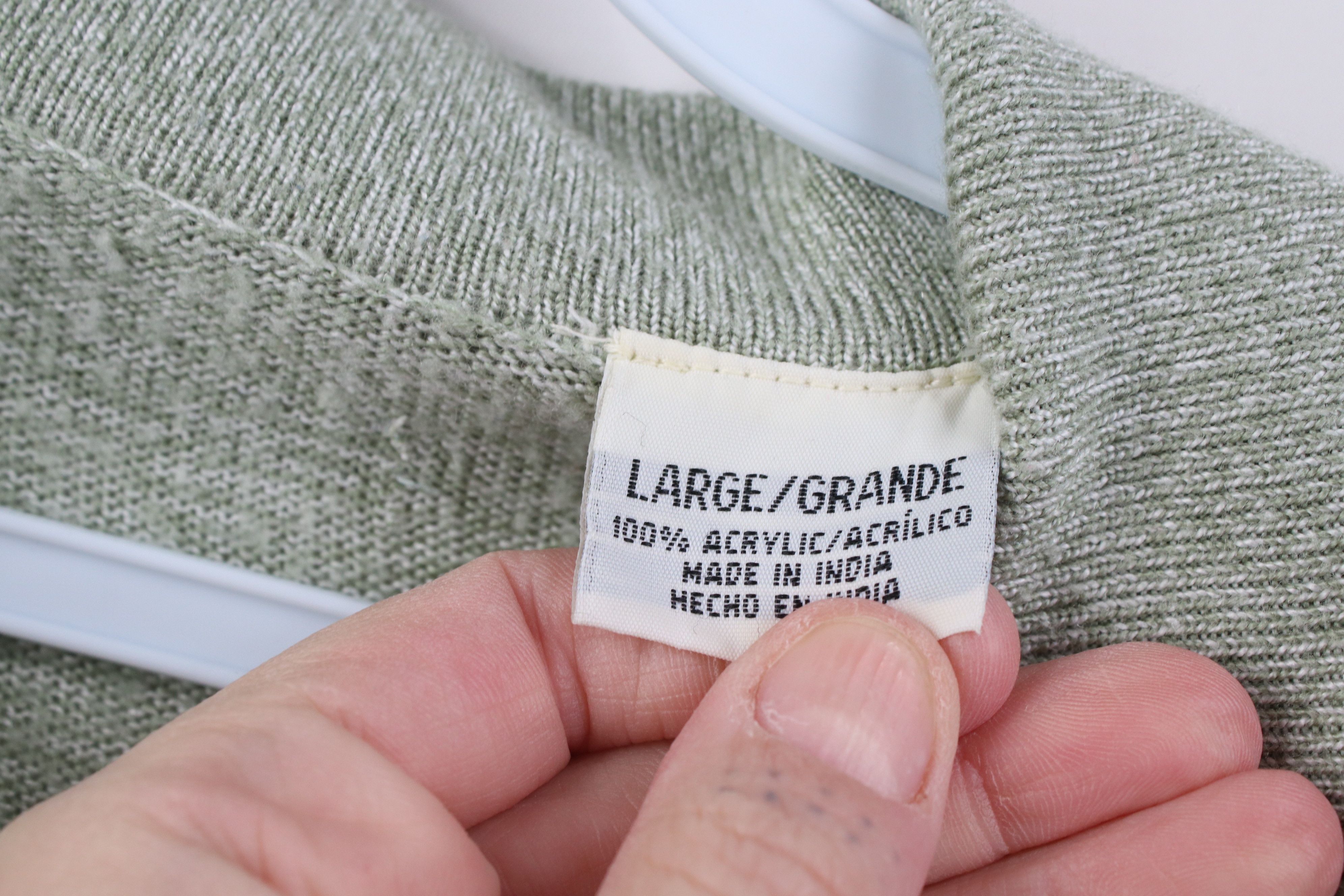 Vintage Vintage 90s Streetwear Knit Collared Polo Shirt Green Size US L / EU 52-54 / 3 - 6 Thumbnail