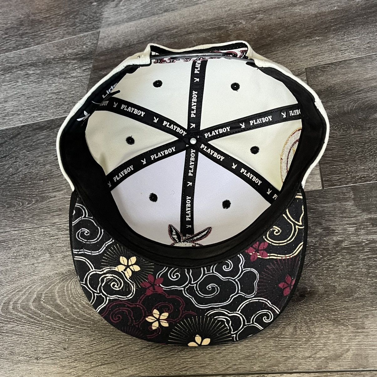Playboy Playboy x Lids Nazzy Logo Snapback Flat Brim Hat Size ONE SIZE - 6 Thumbnail
