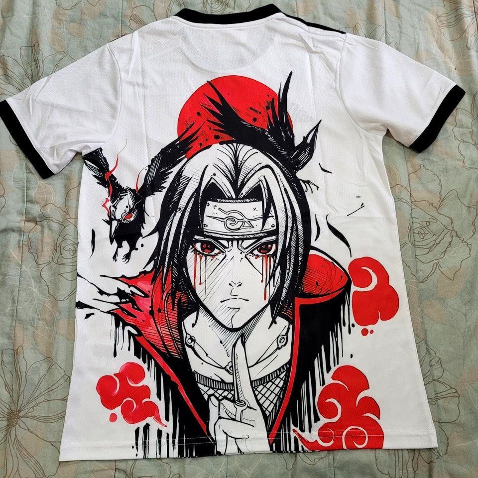 Other Japan Soccer Jersey – Itachi Uchiha Anime white Edition Size US M / EU 48-50 / 2 - 6 Thumbnail
