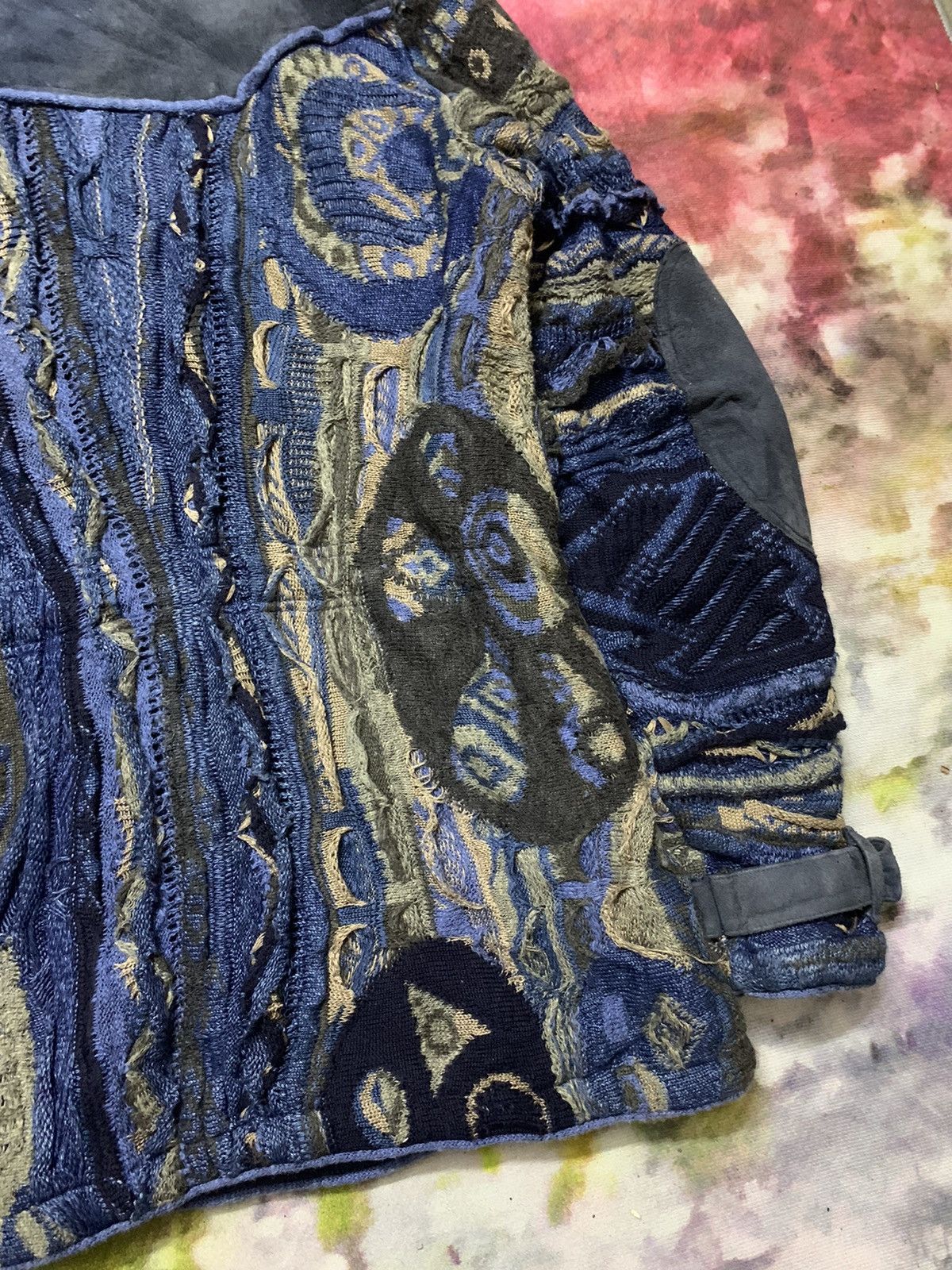 Coogi Vintage COOGI Wool Knitted Leather Oversized Size US L / EU 52-54 / 3 - 16 Thumbnail