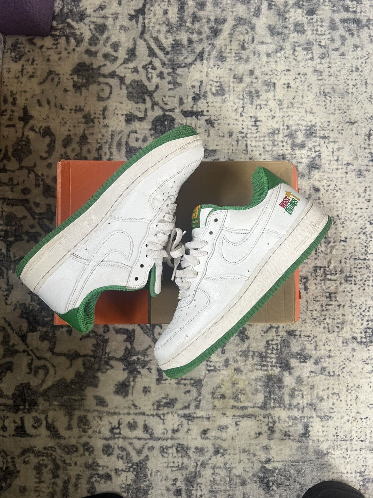Nike Nike Air Force 1 West Indies green Size US 9.5 / EU 42-43 - 2 Thumbnail