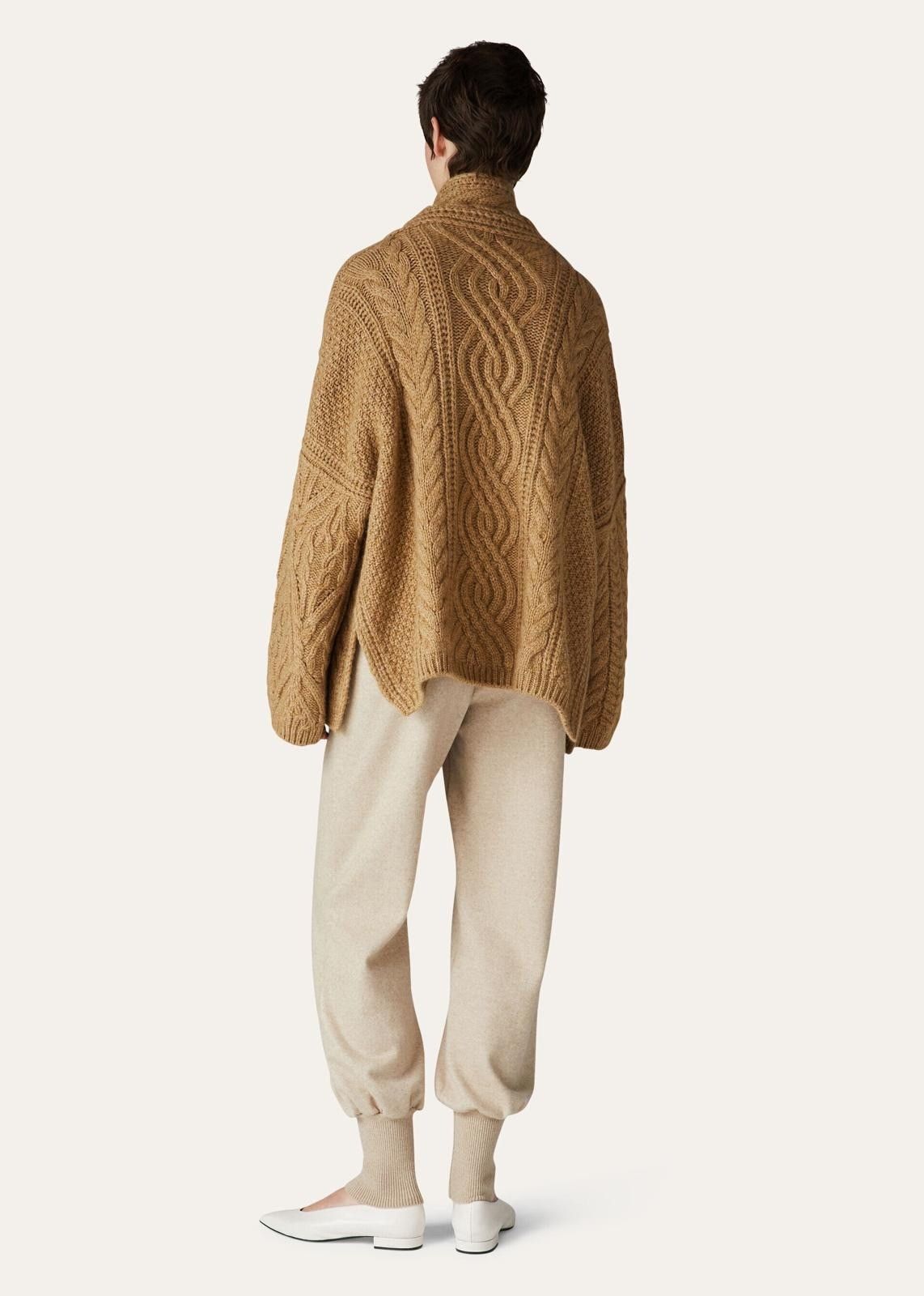 Loro Piana o1srvl11e0824 Erdenet Cashmere Cardigan in Brown Size XXL / US 16-18 / IT 52-54 - 5 Thumbnail