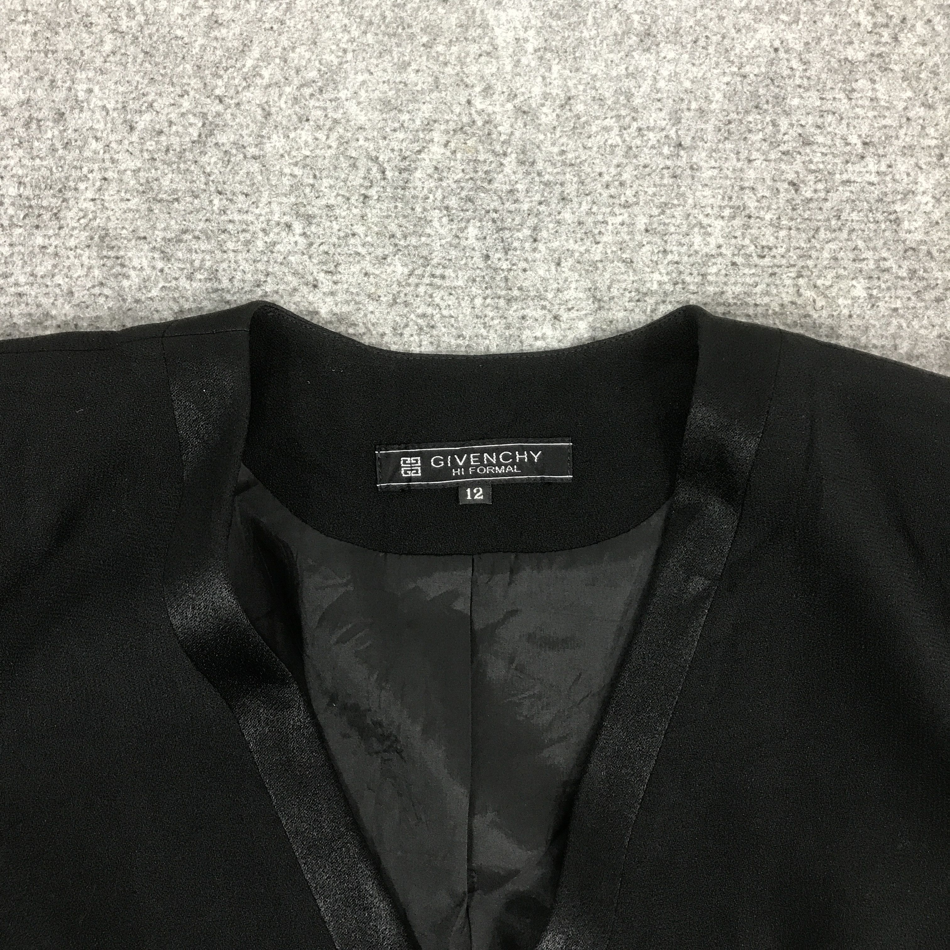 Givenchy GIVENCHY BLACK BLAZER JACKET K73B7 Size XL / US 12-14 / IT 48-50 - 7 Thumbnail