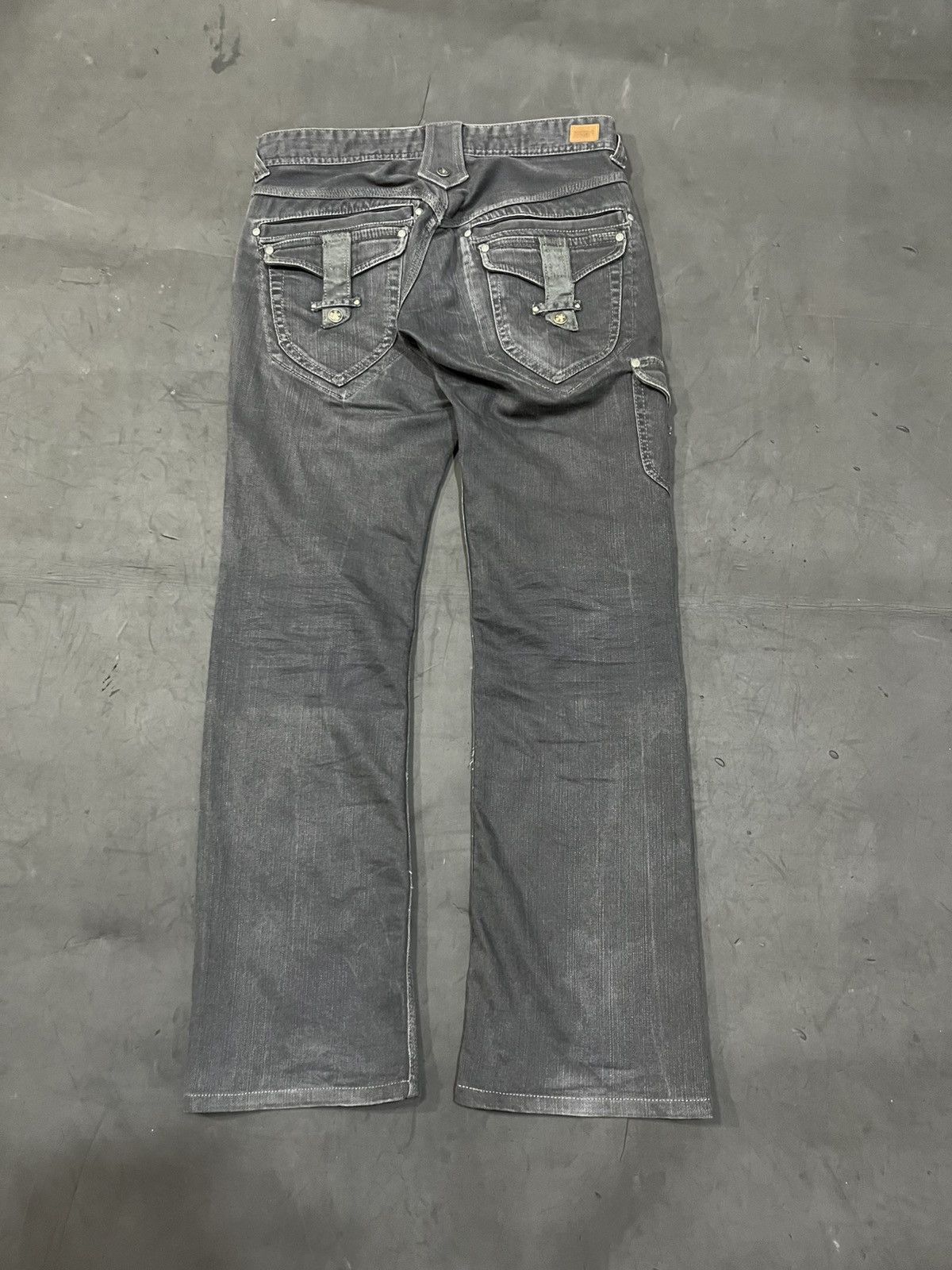 If Six Was Nine × Japanese Brand × Le Grande Bleu (L.G.B.) 💸BINDINGOFFER💸Nicole leather flared ifsixwasnine lgb styled Size US 30 / EU 46 - 2 Thumbnail