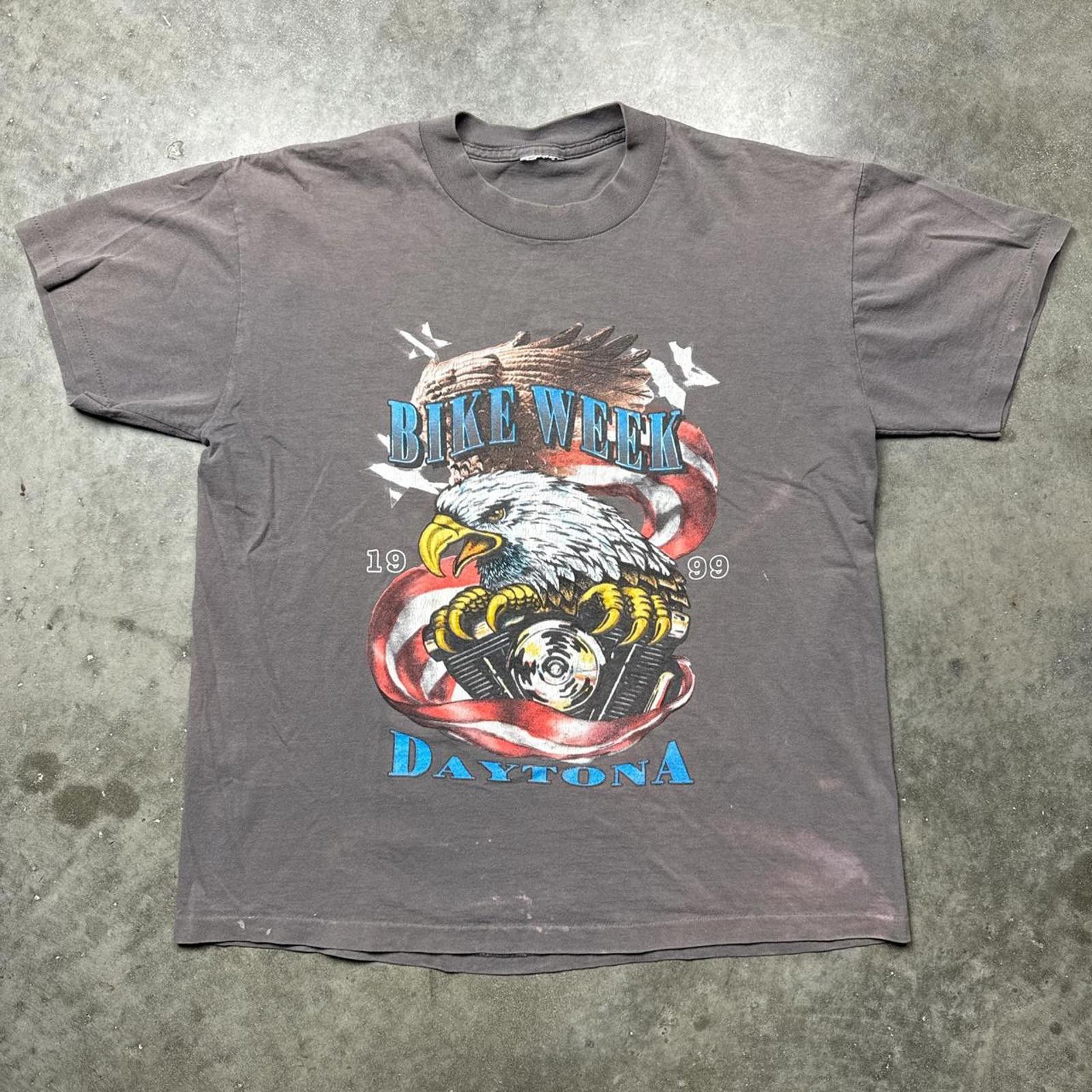 Other Daytona 1999 Bike Week Motorcyle Faded 90's T-Shirt Size US L / EU 52-54 / 3 - 1 Thumbnail