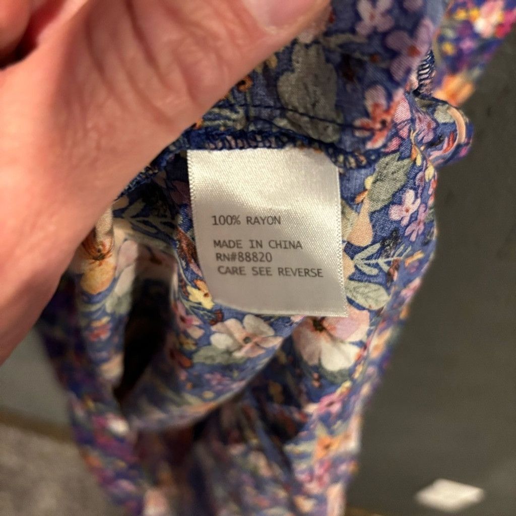 Cynthia Rowley Women’s Cynthia Rowley Floral Blouse Size XL / US 12-14 / IT 48-50 - 4 Thumbnail
