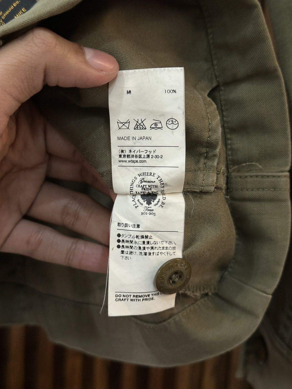 Wtaps WTAPS Buds LS Shirts Cotton Satin 2011 "Olive Drab" size 2 Size US M / EU 48-50 / 2 - 8 Thumbnail