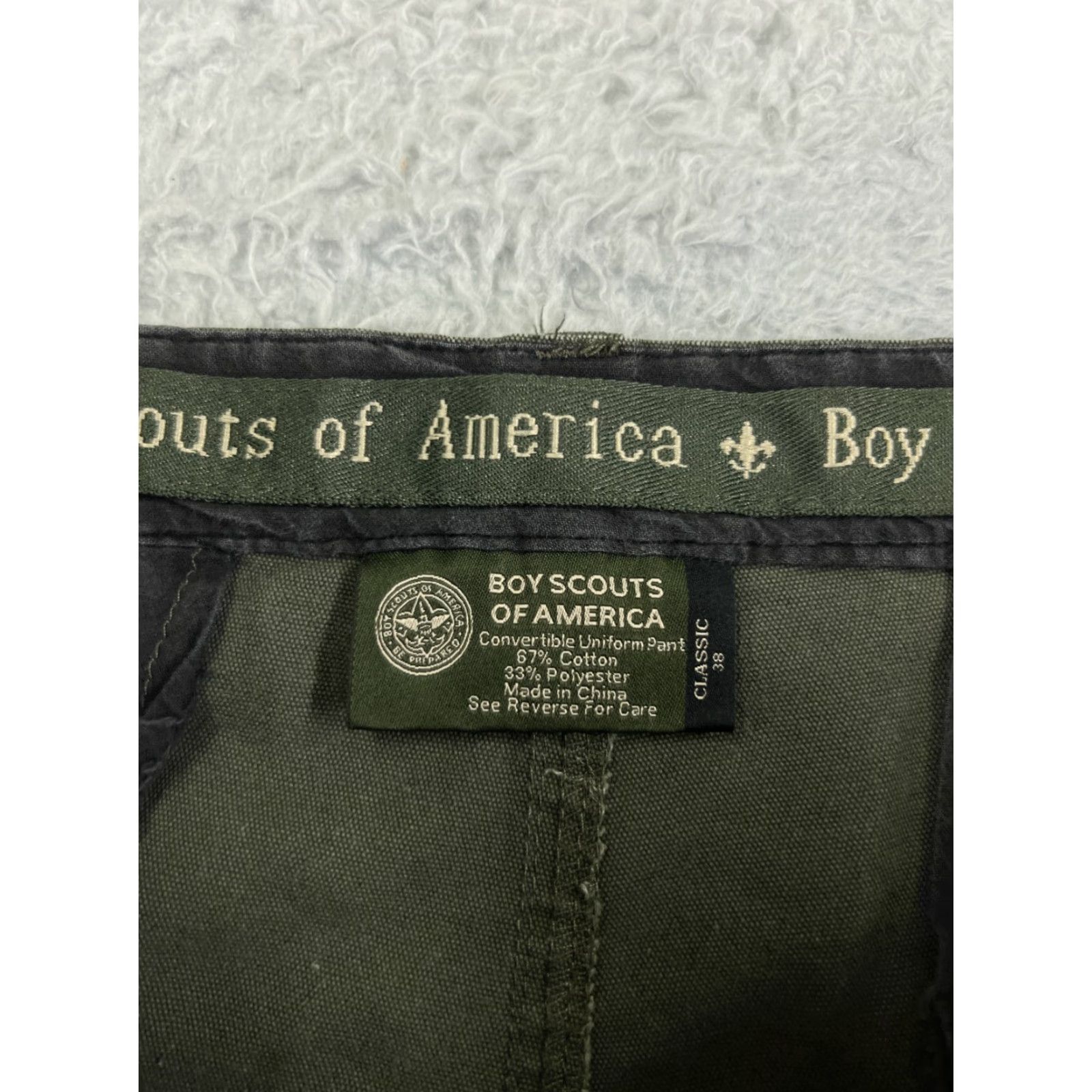 Vintage VINTAGE Boy Scouts of America Cargo Pants Adult Medium Green Military 38x24 Uniform Size US 38 / EU 54 - 6 Thumbnail