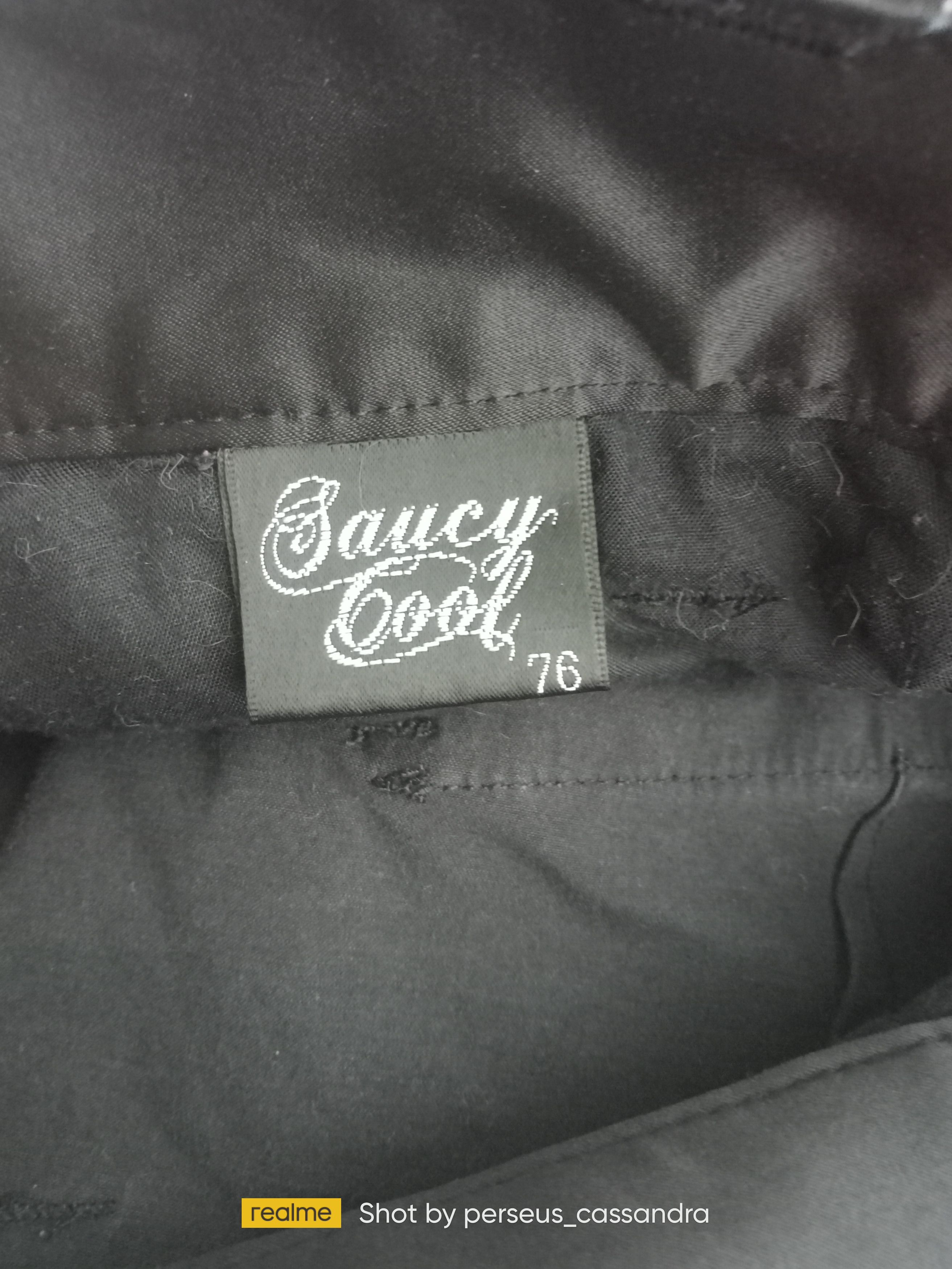 Japanese Brand Saucy Cool Stacked Black Stretch Cargo Pants Size US 30 / EU 46 - 8 Thumbnail