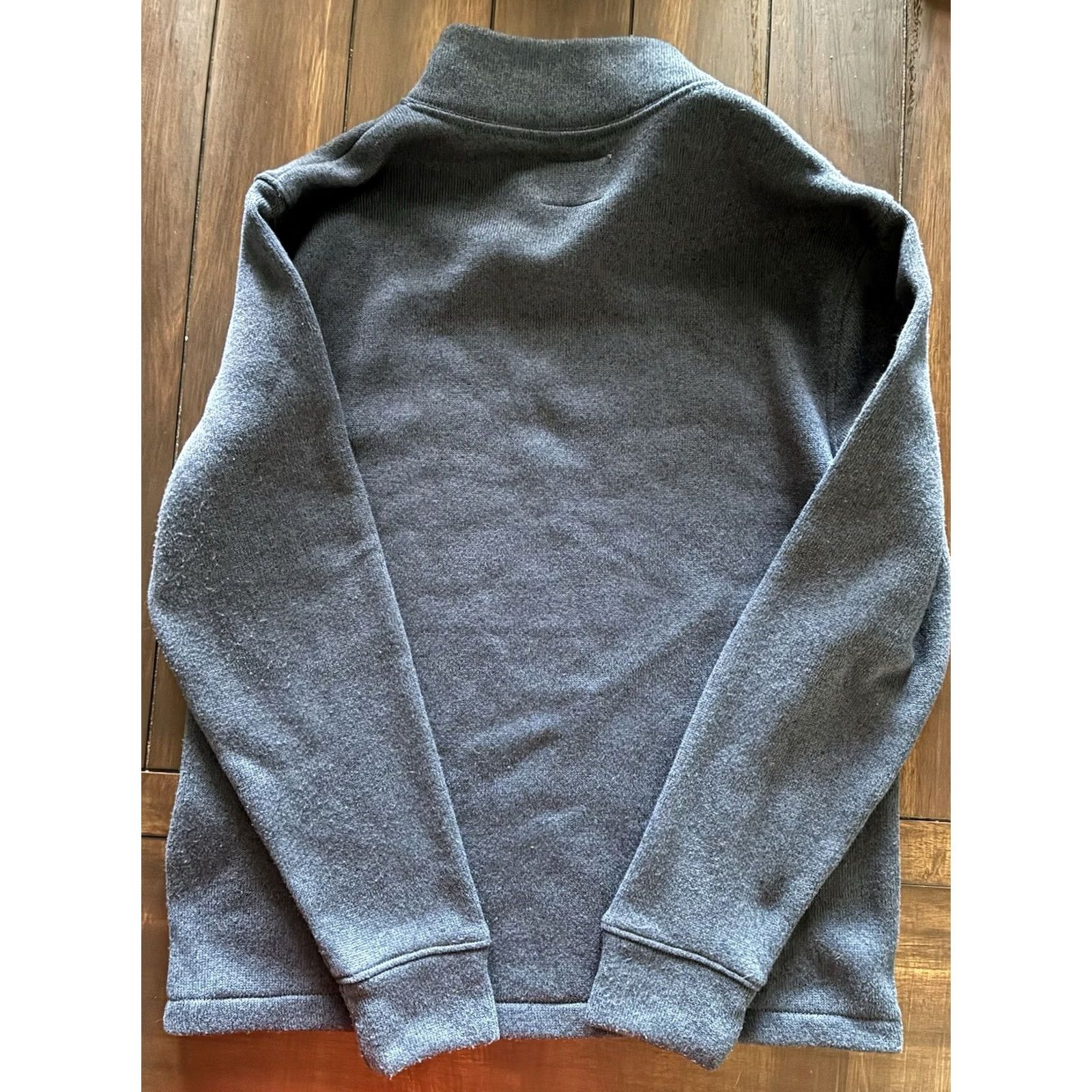 Old Navy Old Navy Mens Medium Pullover Quarter Zip Blue Fleece Sweater (Regular) Size US M / EU 48-50 / 2 - 6 Thumbnail