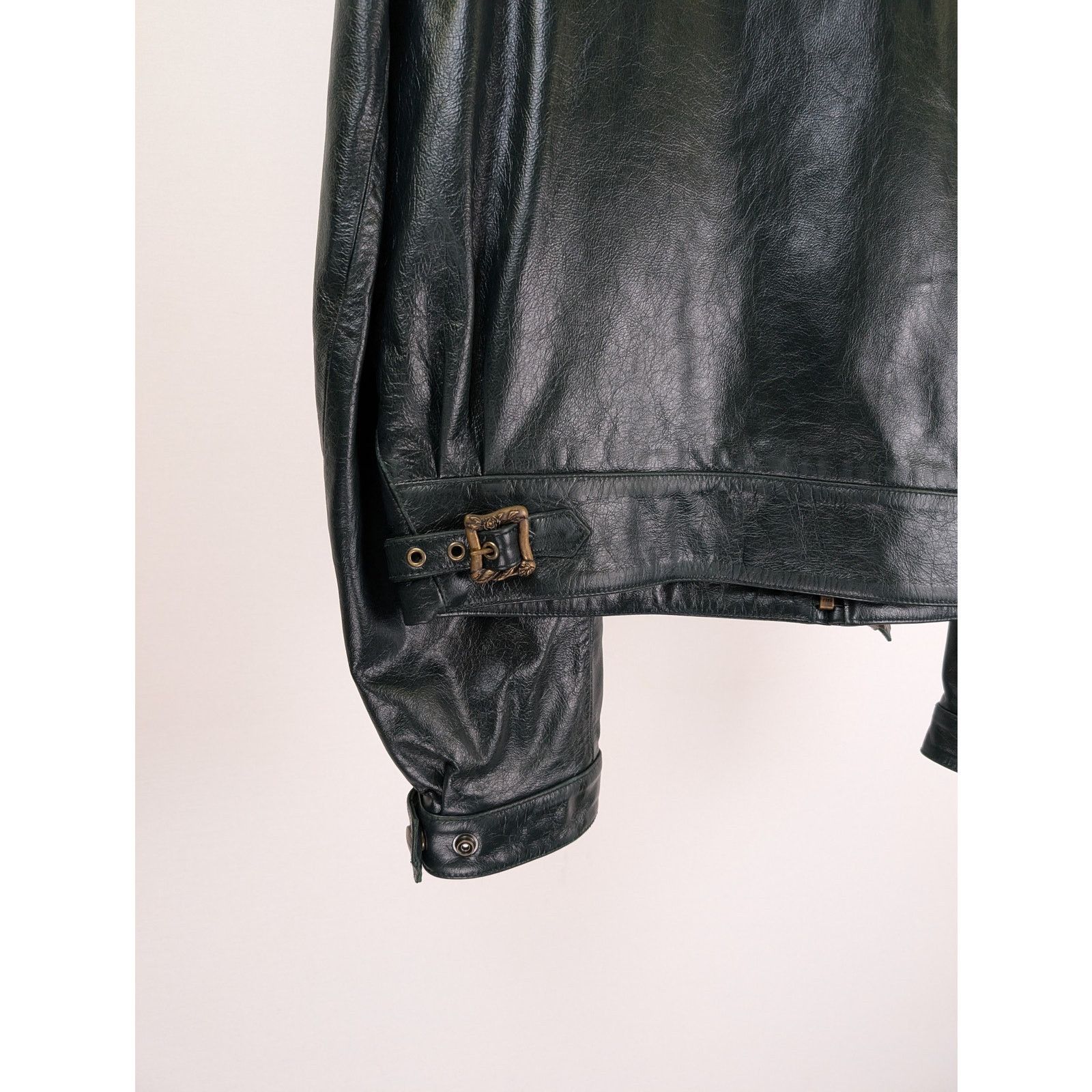Enfants Riches Deprimes o1rshd1 Scorpio Rising Leather Jacket in Deep Green Size US XL / EU 56 / 4 - 12 Thumbnail