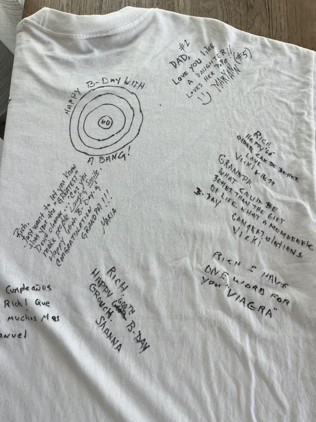 Vintage Vintage ABANNER YEAR 60’s Ago History 1996’s Tshirt Size US XL / EU 56 / 4 - 11 Thumbnail