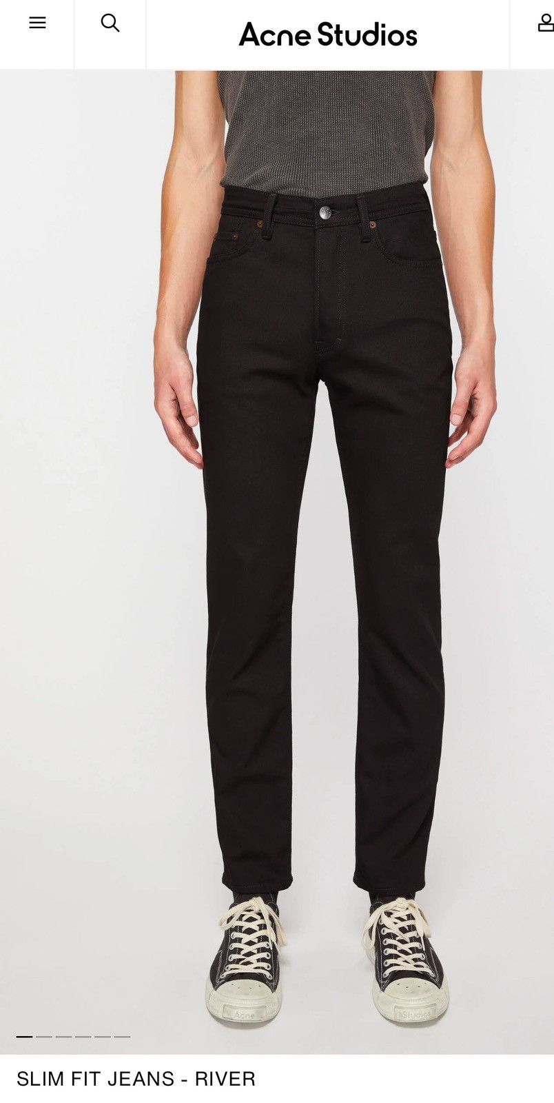 Acne Studios Acne Studios - slim fit jeans RIVER Size US 31 - 6 Thumbnail