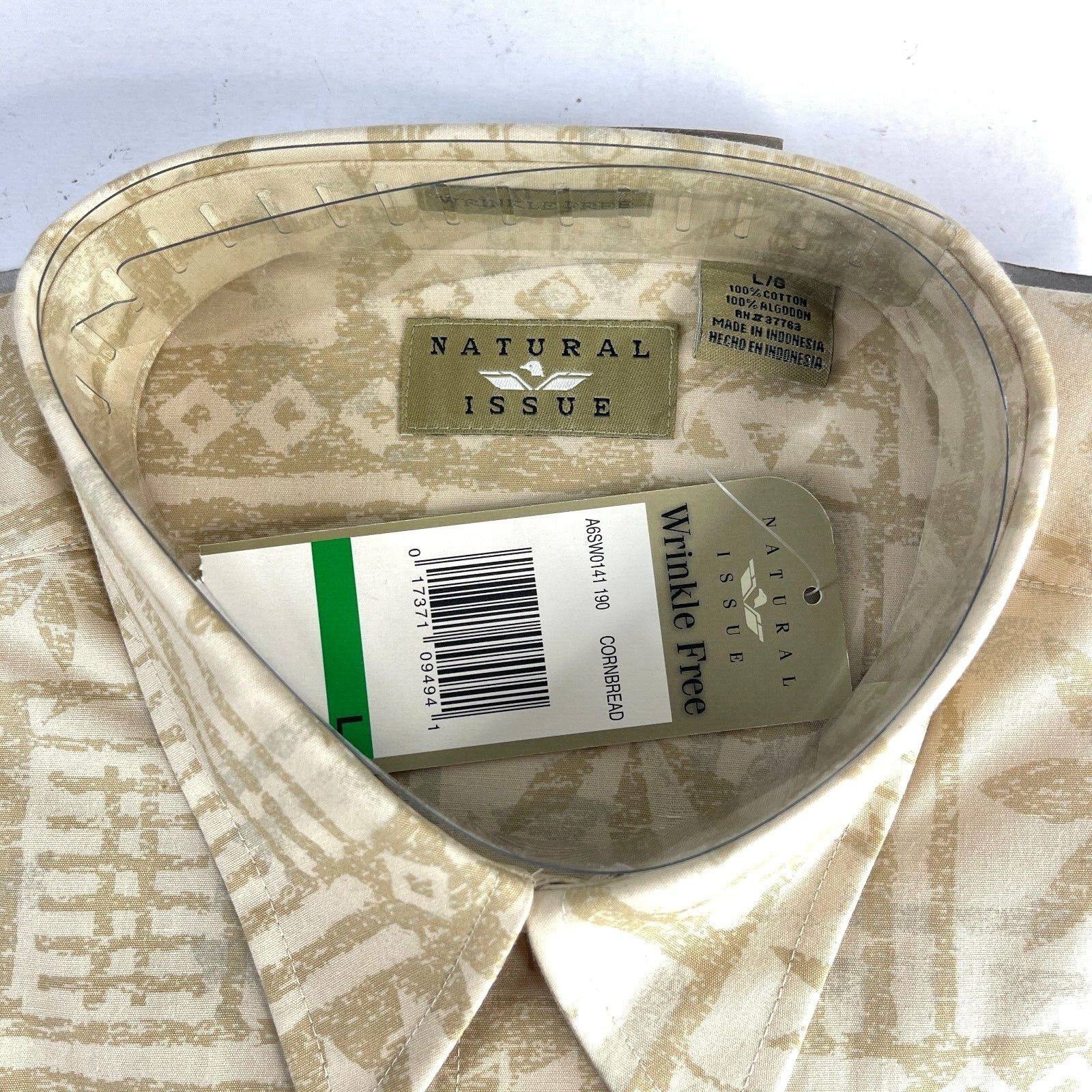 Natural Issue Natural Issue Native Tapa Print Tropical Short Sleeve Shirt Size US L / EU 52-54 / 3 - 3 Thumbnail