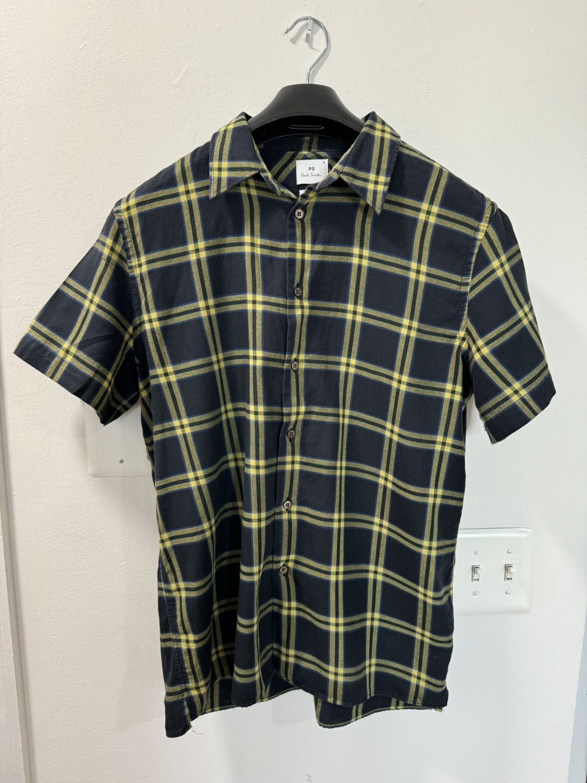 Paul Smith Paul Smith Blue & Green Plaid Casual Shirt Size US M / EU 48-50 / 2 - 1 Thumbnail