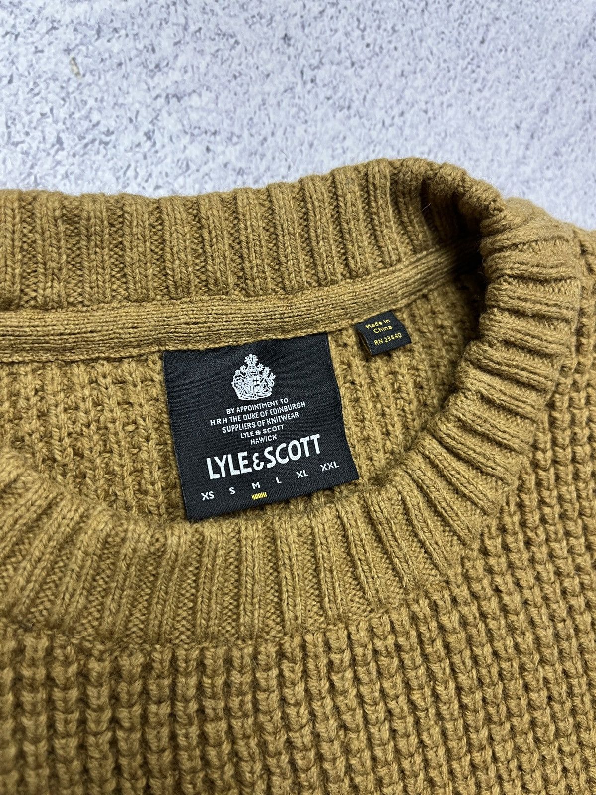 Lyle & Scott Lyle & Scott Wool Cotton Knit Sweater Crewneck Casual Luxury Size US M / EU 48-50 / 2 - 5 Thumbnail