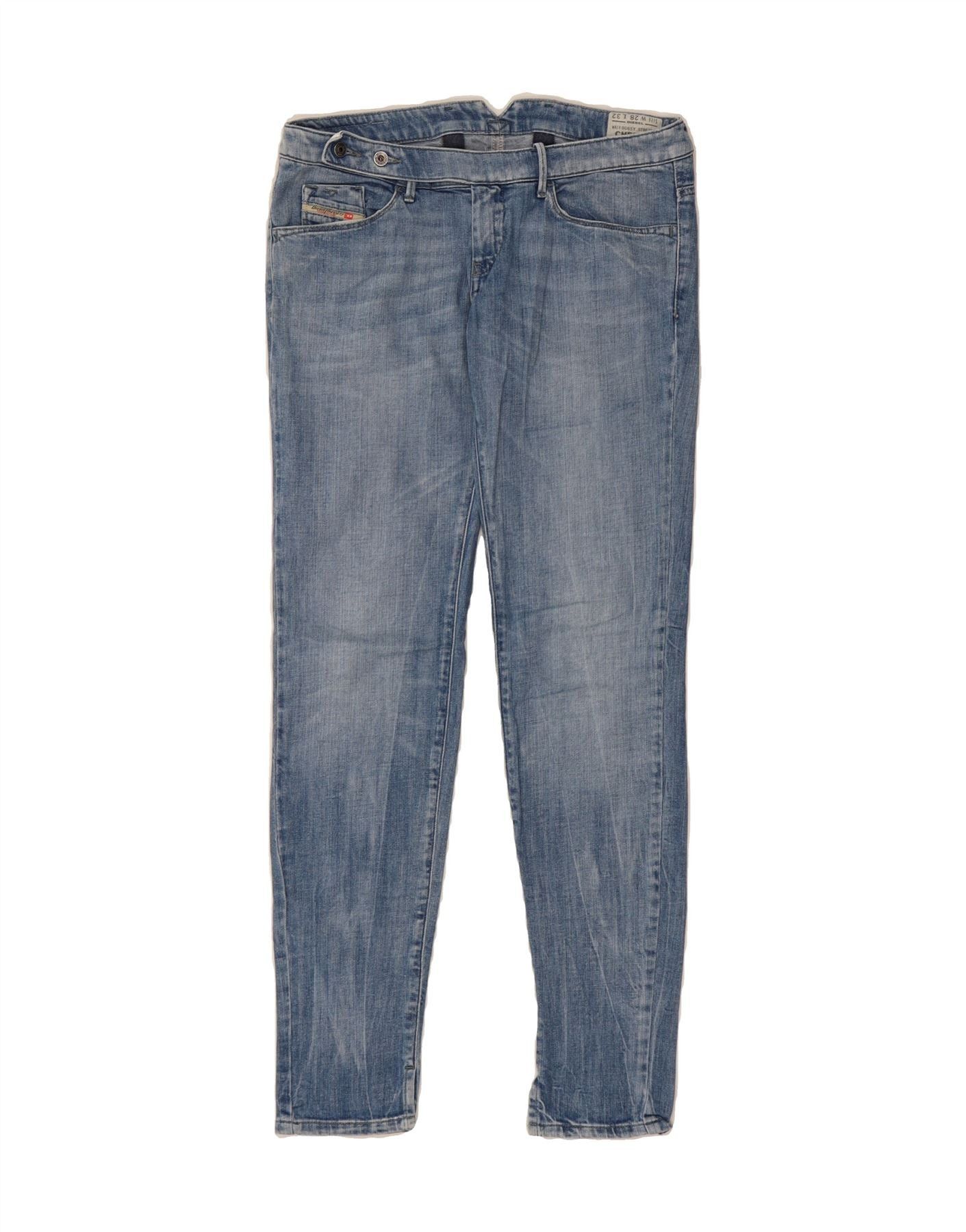 Diesel Womens Skinny Jeans W28 L30 Blue Cotton Size 42" / US 20 - 1 Thumbnail