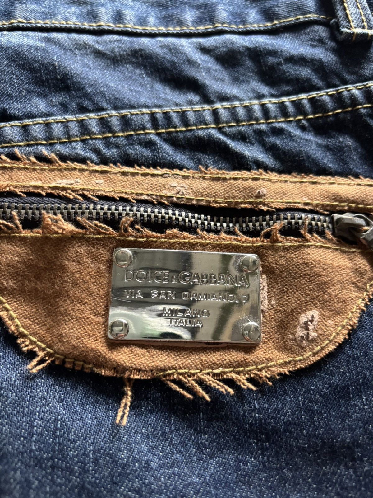 Dolce & Gabbana DOLCE GABBANA distressed archived jeans washed whiskered Size US 35 - 16 Thumbnail