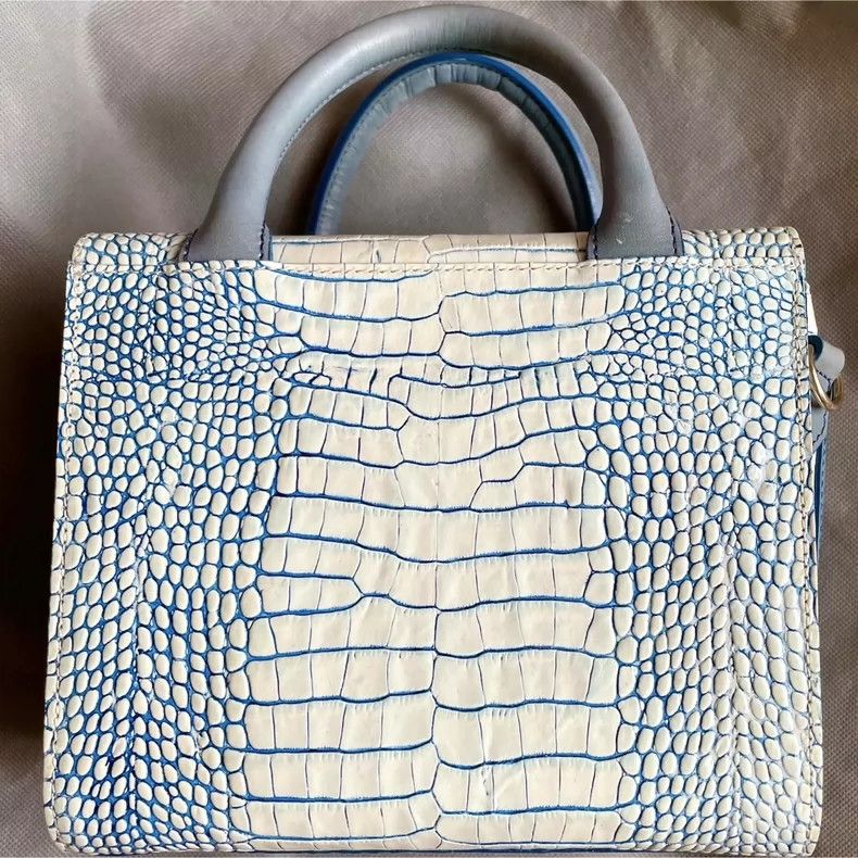 Vivienne Westwood Vivienne Westwood size os Glacial blue crocodile leather sh Size ONE SIZE - 3 Thumbnail