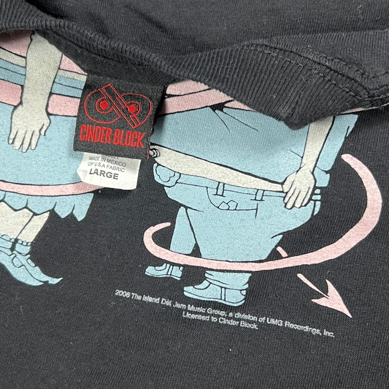 Band Tees × Vintage 2006 Cinder Block Fall Out Boy Stolen Transmission band tee Size US L / EU 52-54 / 3 - 6 Thumbnail
