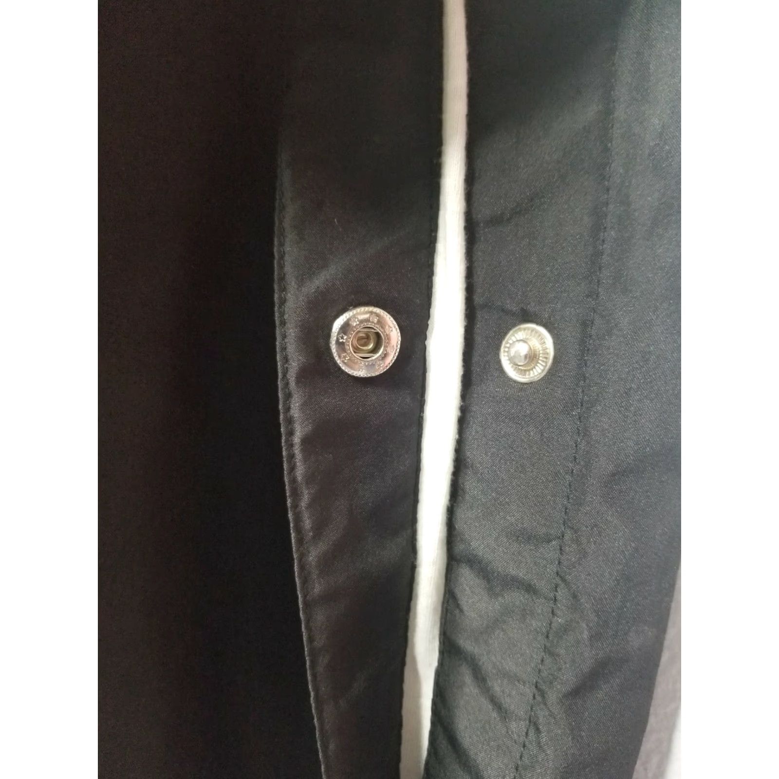 Champion Vintage Champion Mens L Black Nylon Tear Away Snap Athletic Running Pants Size US 33 - 4 Thumbnail