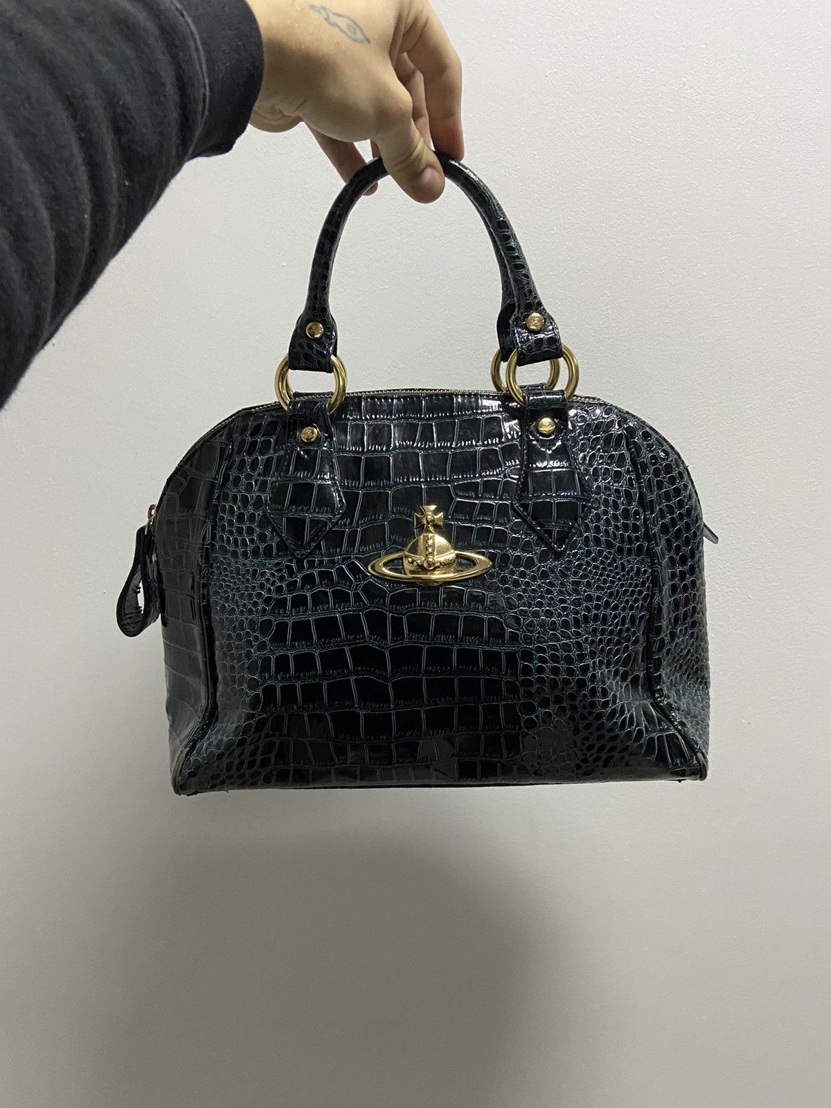 Other Vivienne Westwood crocodile skin style bag jasmine tote Size ONE SIZE - 1 Thumbnail