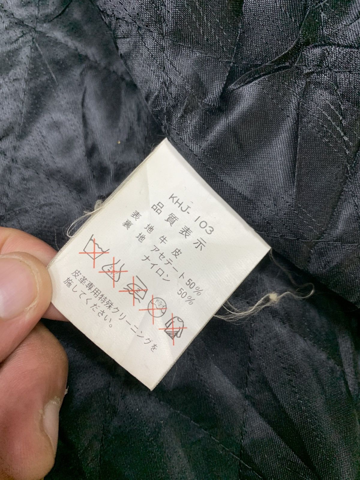 Kenzo Kenzo Jeans Vintage Distressed Leather Jacket Size US XL / EU 56 / 4 - 19 Thumbnail