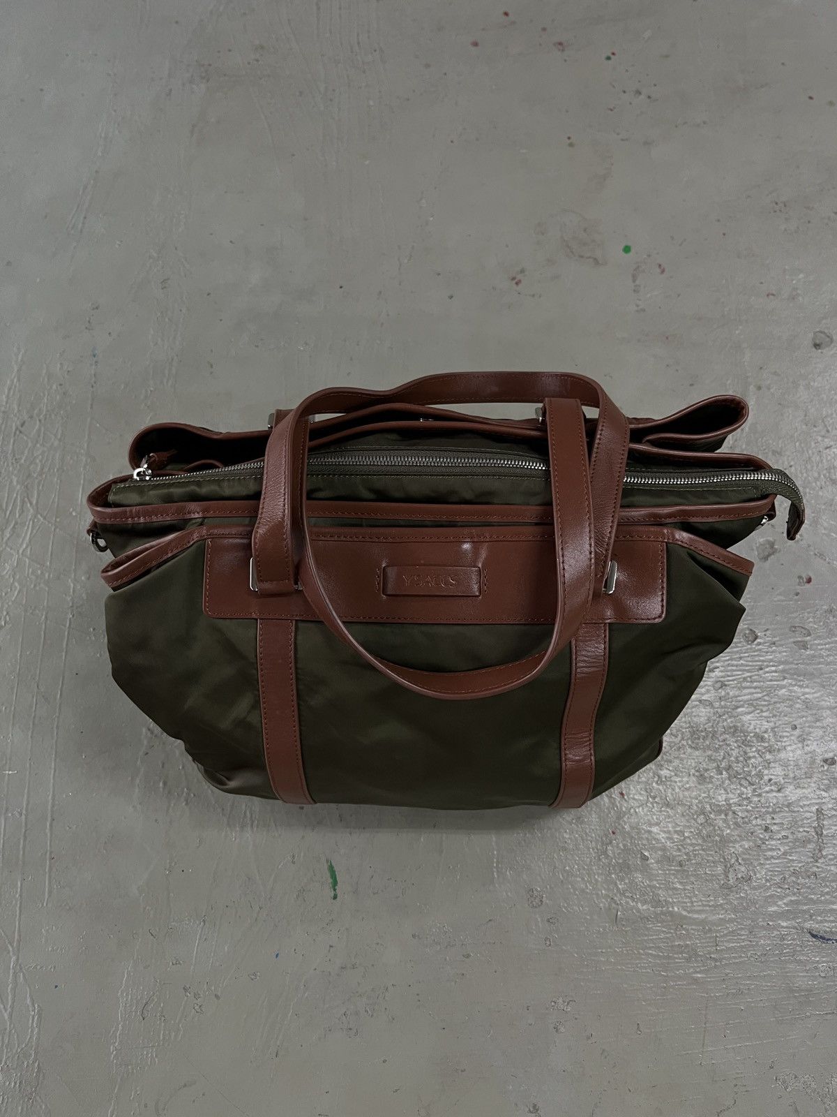 Yohji Yamamoto 2000's Yohji Yamamoto Y’saccs Nylon Hobo Bag Size ONE SIZE - 3 Thumbnail