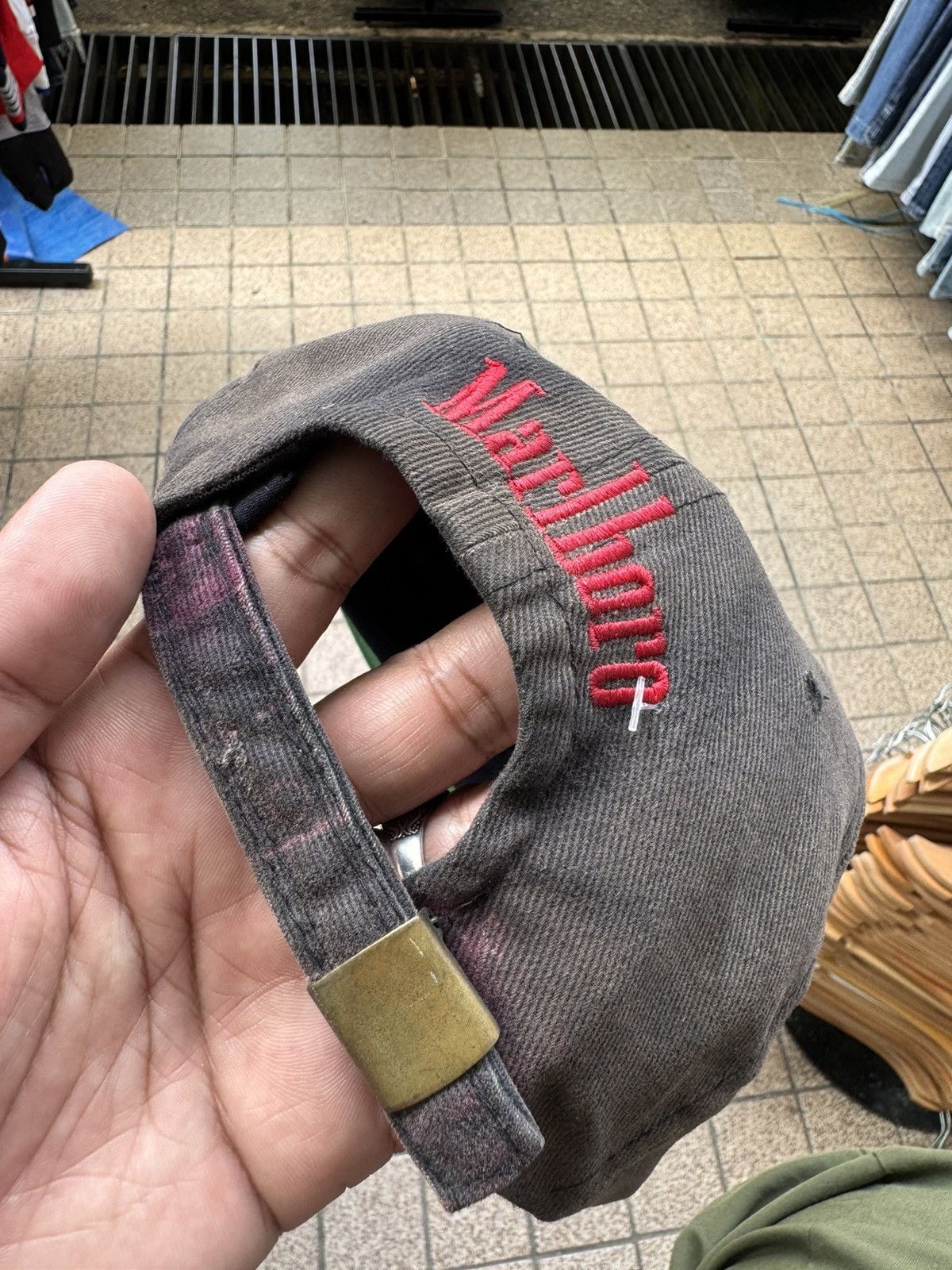 Marlboro × Marlboro Classics × Marlboro Unlimited Marlboro Vintage Hat Made in USA Size ONE SIZE - 6 Thumbnail
