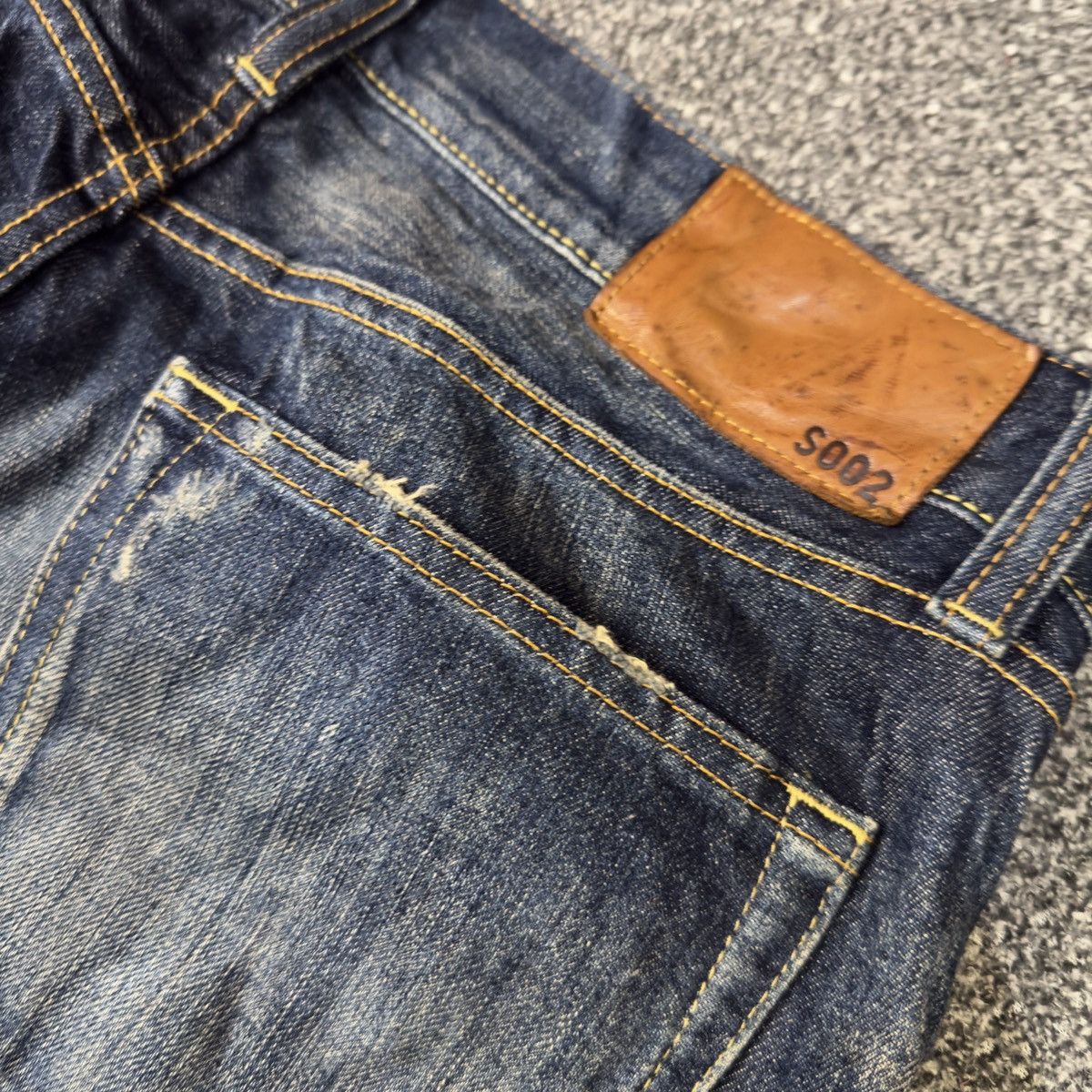 Undercover × Uniqlo 🔥🇯🇵 Vintage 90s Archival S002 Uniqlo UJ Rusty Denim Size US 33 - 9 Thumbnail