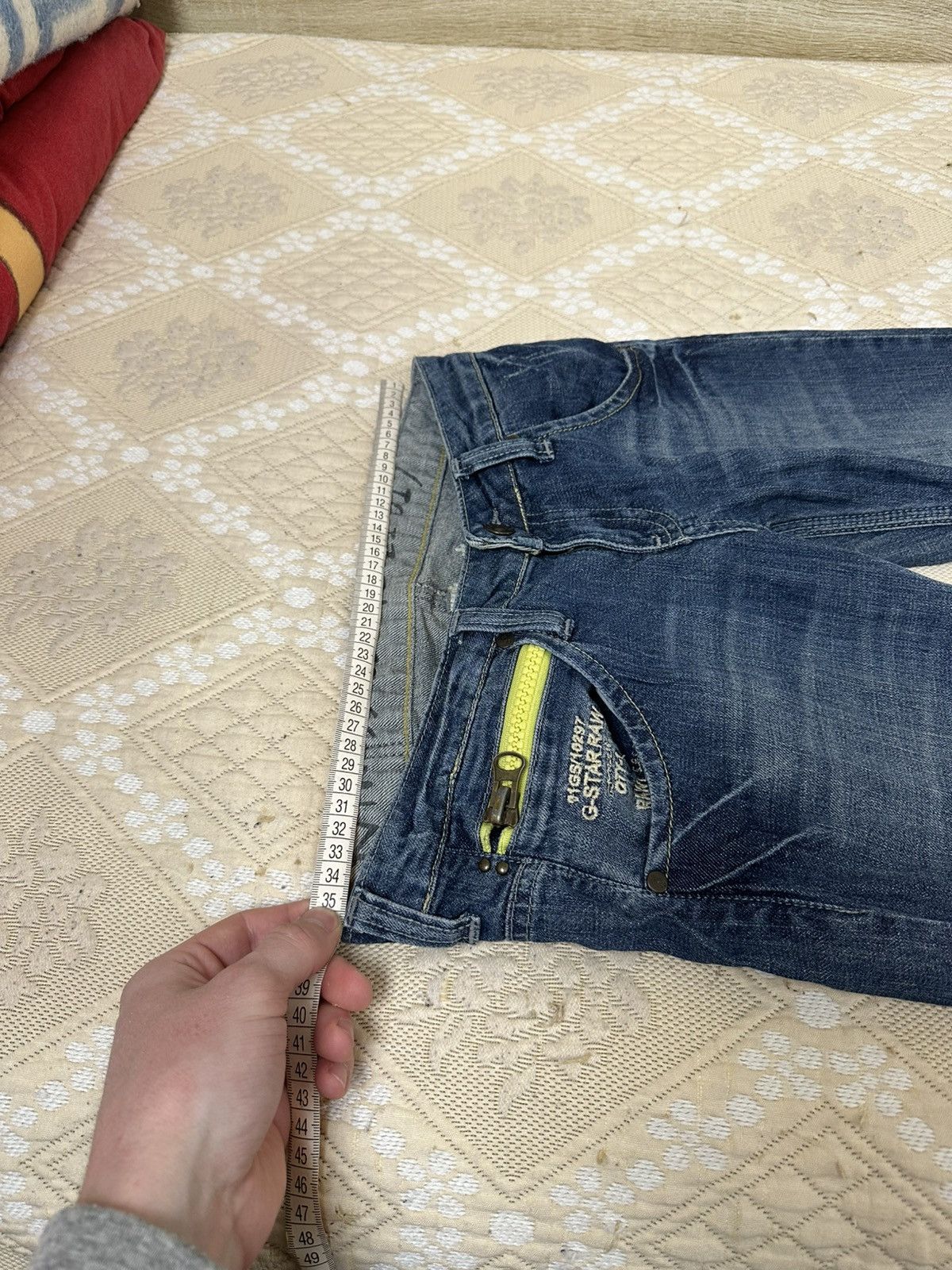 G-Star 🔥 G Star Raw Denim Jeans Pants Trousers Big Logo Y2K Low Ris Size 28" / US 6 / IT 42 - 6 Thumbnail