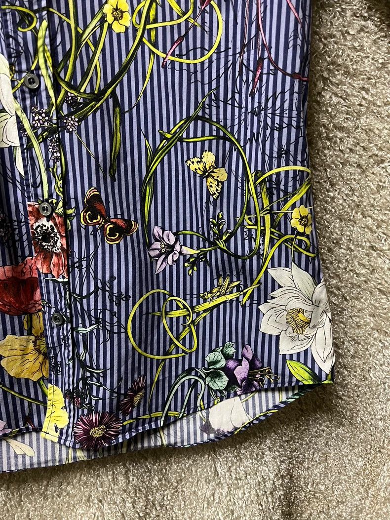 Gucci Gucci Size 38 Casual Hawaiian short-sleeved shirt 2503-Nex Size US XXS / EU 40 - 2 Thumbnail