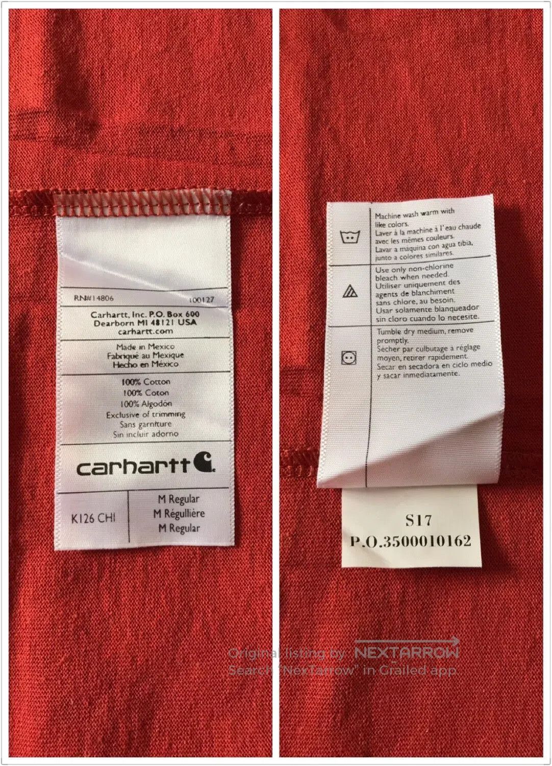 Carhartt Carhartt K126 Long. Size US M / EU 48-50 / 2 - 9 Thumbnail