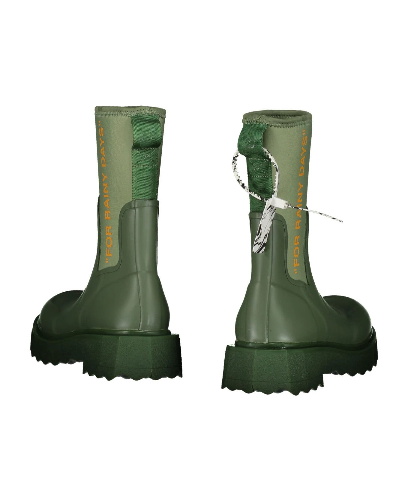 Off-White o1y1225 Ankle Boots in Military Green Size US 6 / IT 36 - 3 Thumbnail