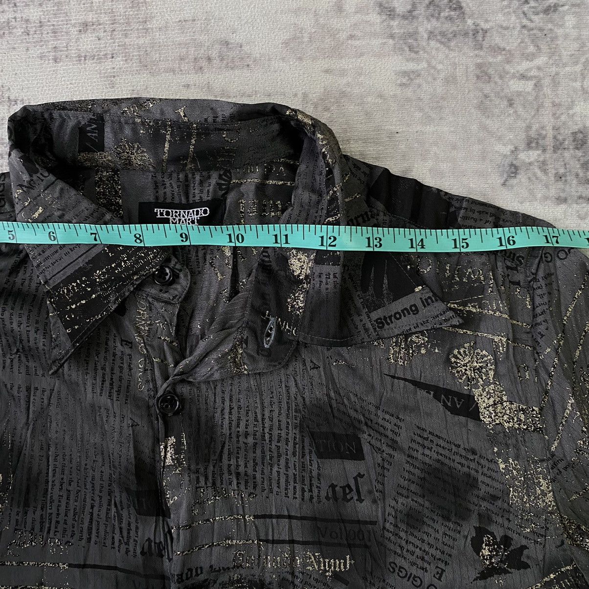 If Six Was Nine × Le Grande Bleu (L.G.B.) × Tornado Mart Tornado Mart Affliction Wrinkled Shirt Size US M / EU 48-50 / 2 - 12 Thumbnail